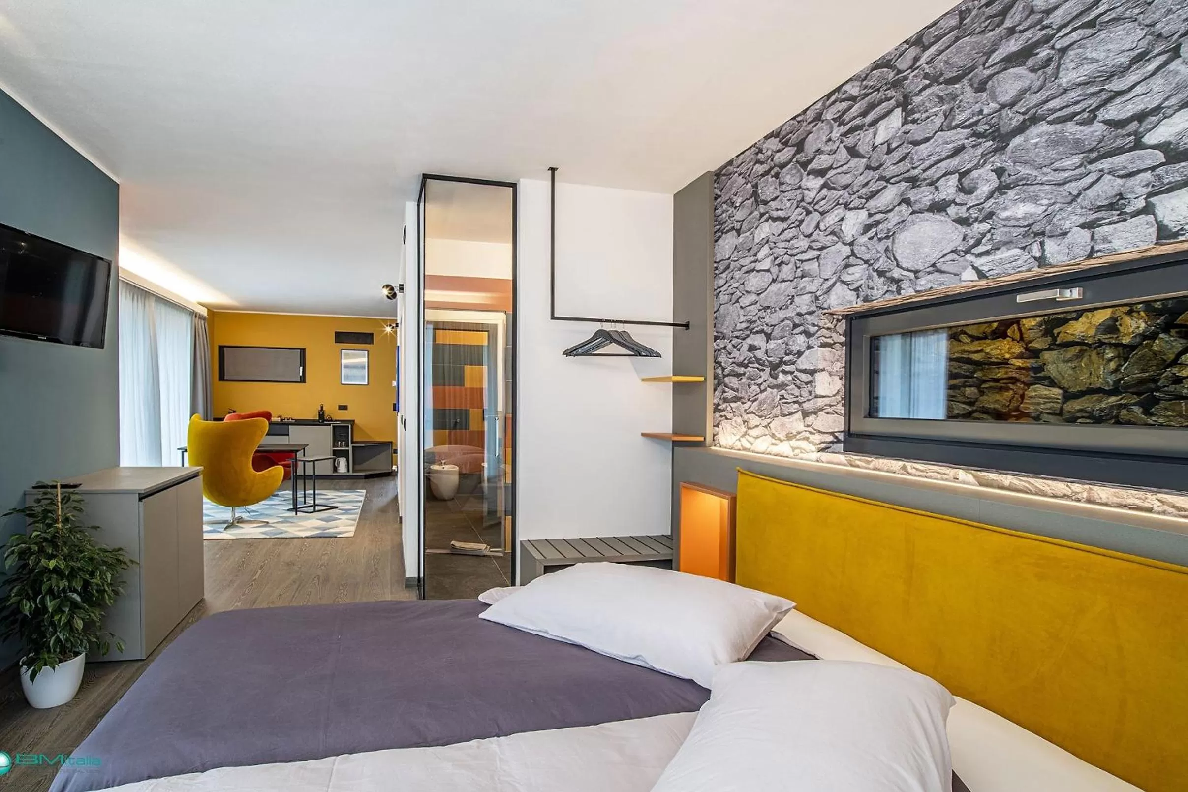 Bed in Cà Rossa #panoramic suite