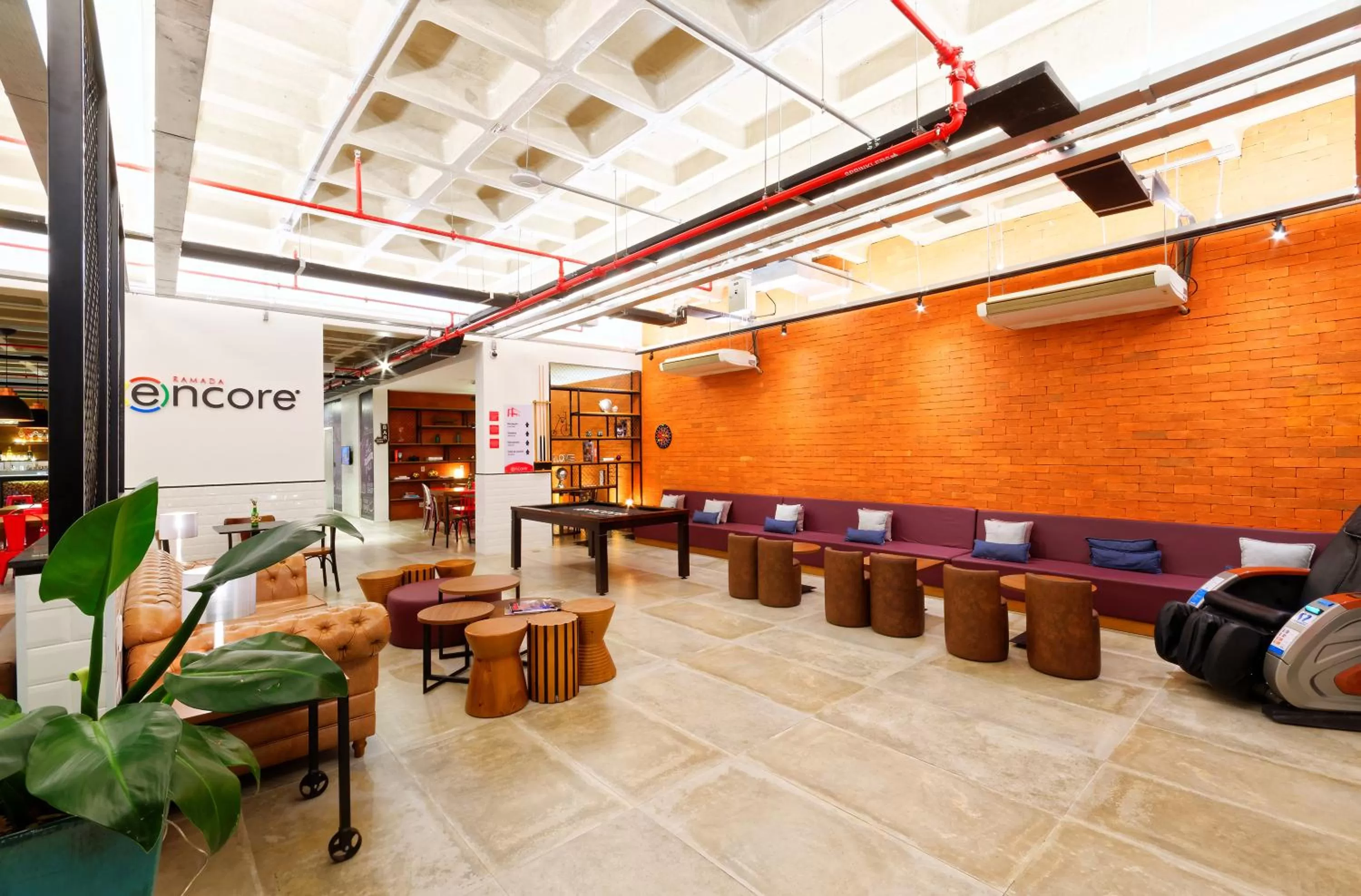 Seating area in Ramada Encore Sao Paulo Tiradentes Centro