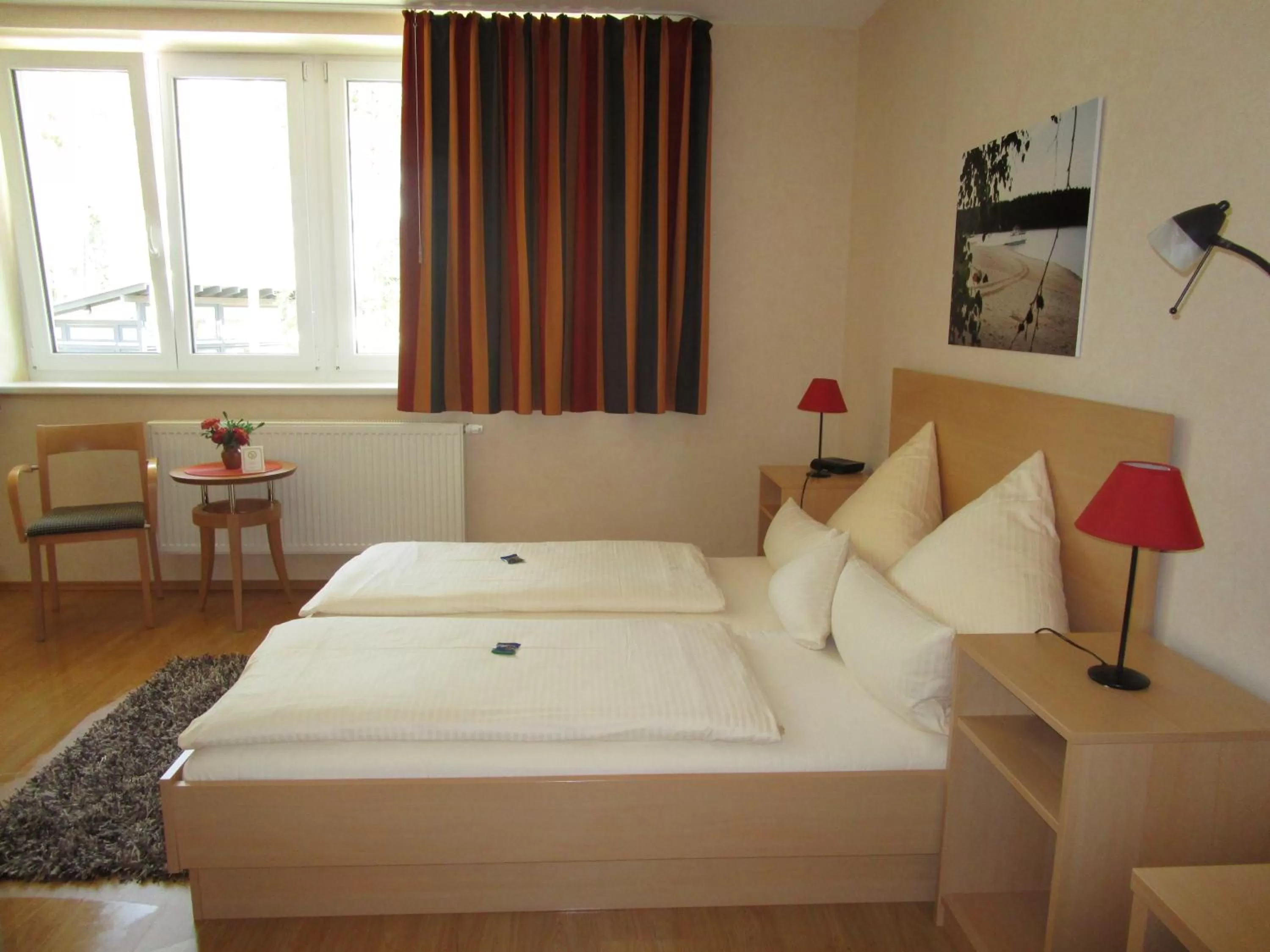 Bed in Bernsteinsee Hotel&Ferien