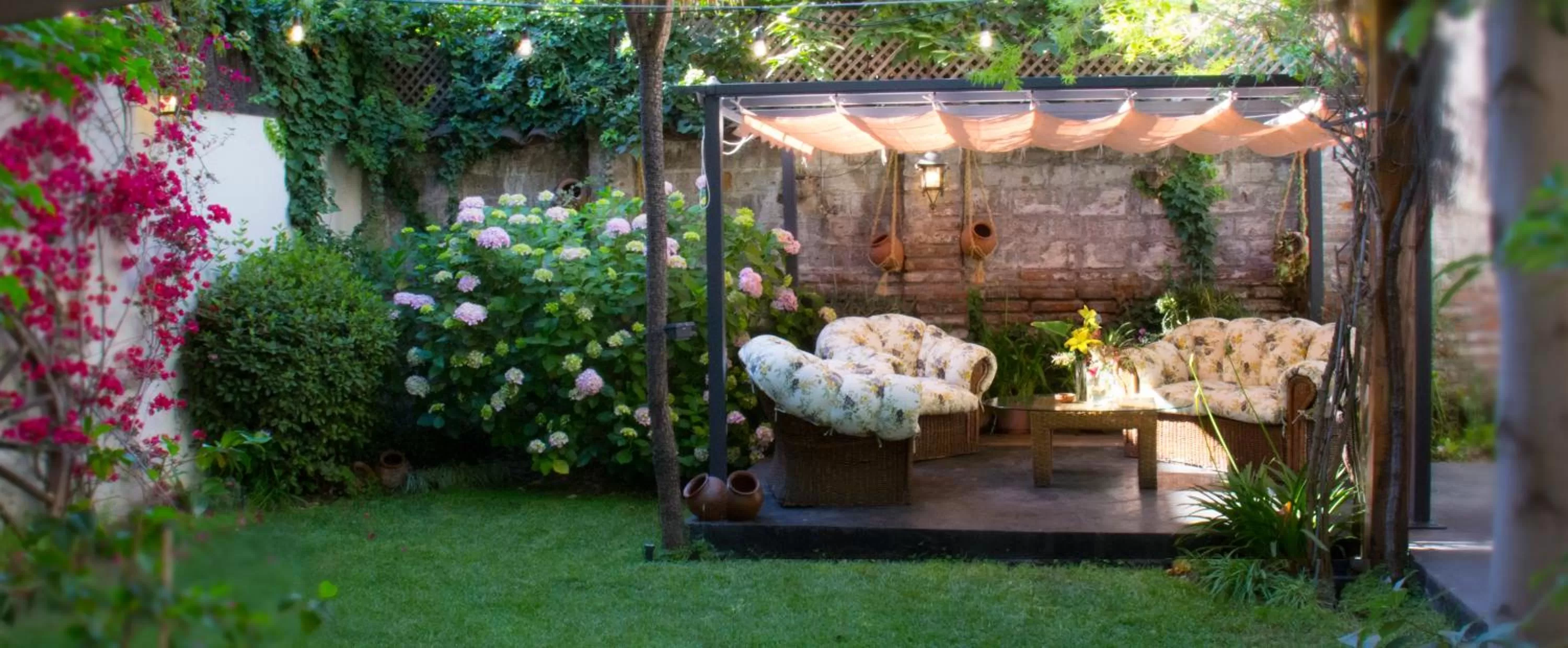 Garden in Carménére Ecohotel