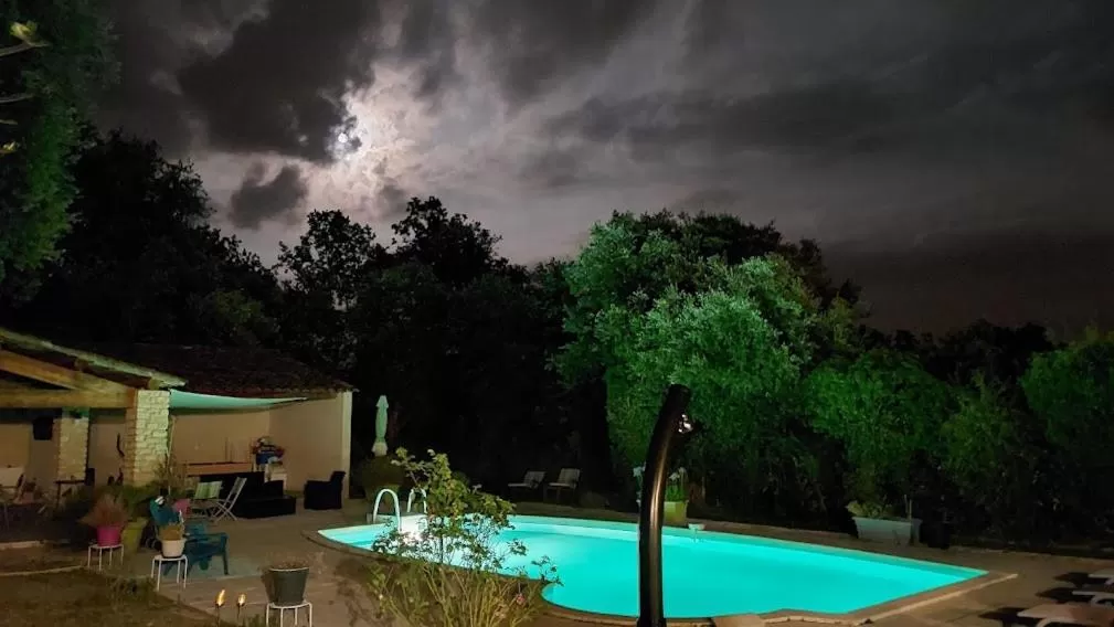 Swimming Pool in Maison d'Hôtes & Spa La Chêneraie-Provence Ventoux