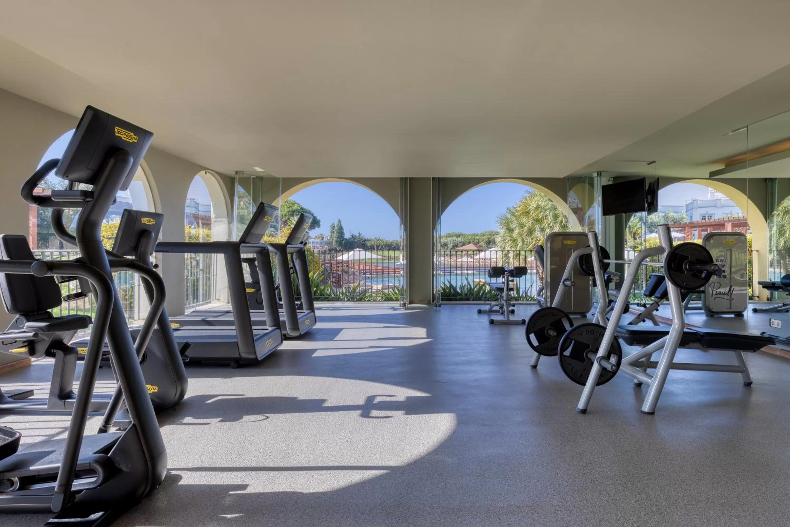 Fitness centre/facilities in Domes Lake Algarve, Autograph Collection