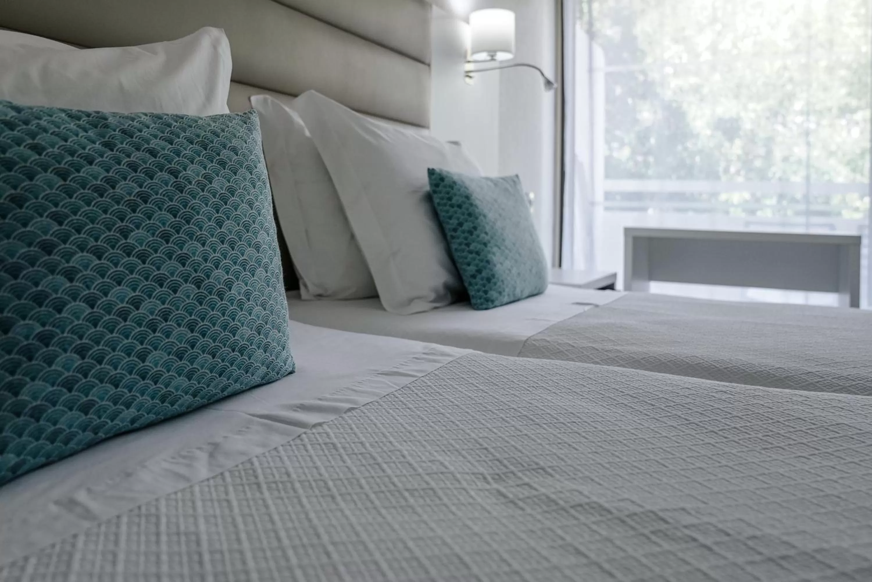 Bed in Carvi Beach Hotel