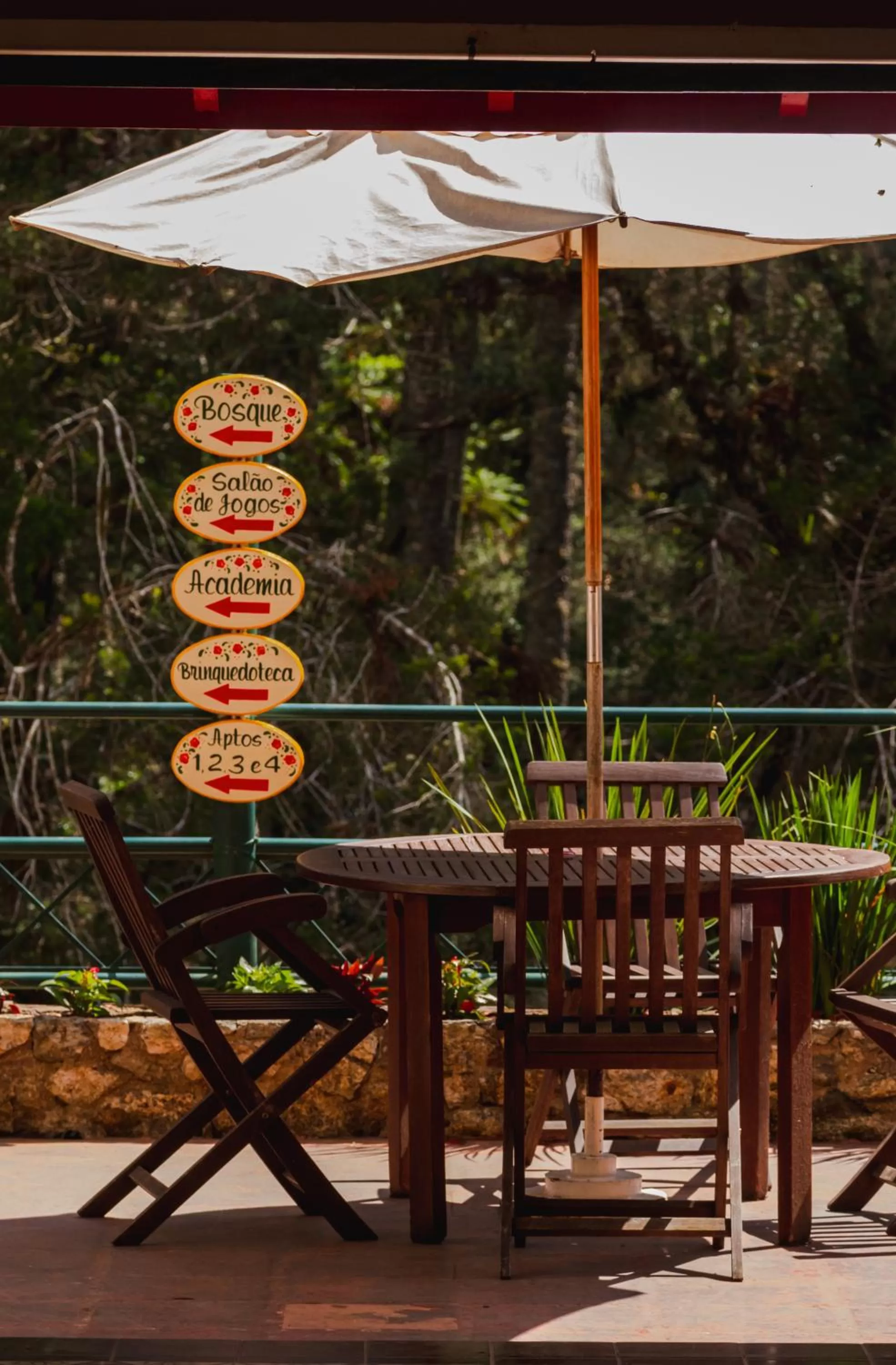 Patio in Green Village Hotel