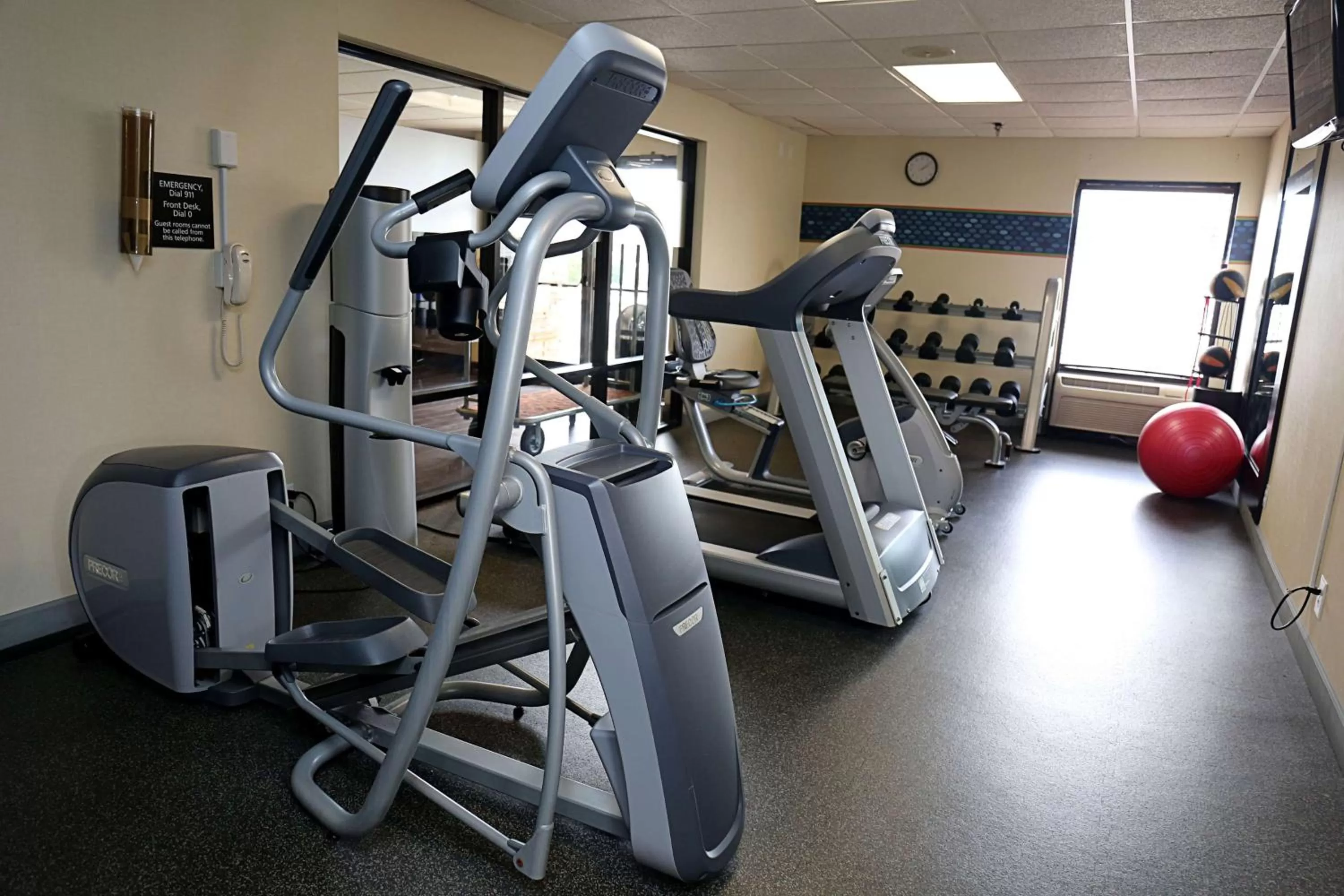 Fitness centre/facilities in Hampton Inn Sumter
