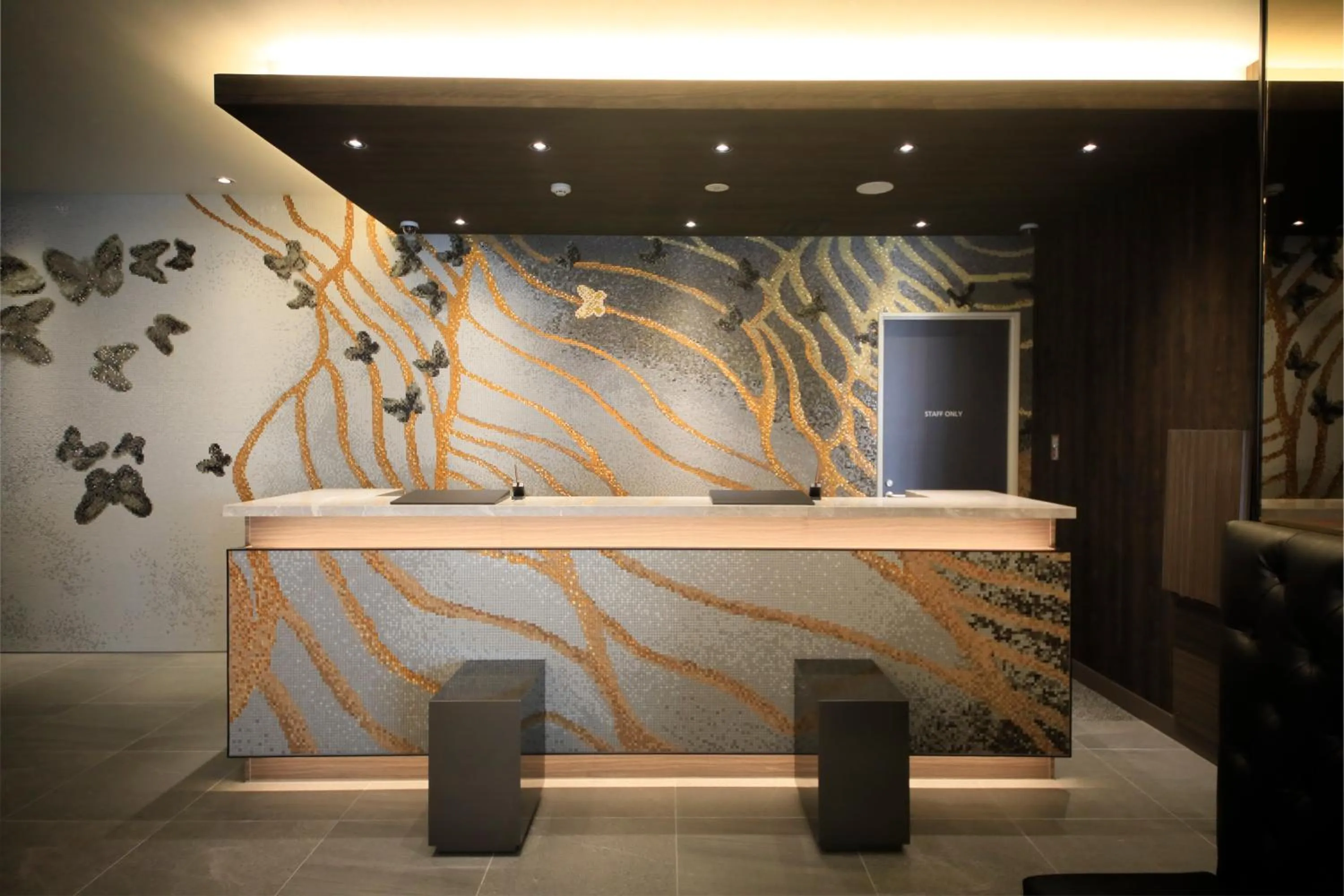 Lobby or reception in Quintessa Hotel Fukuoka Tenjin Minami