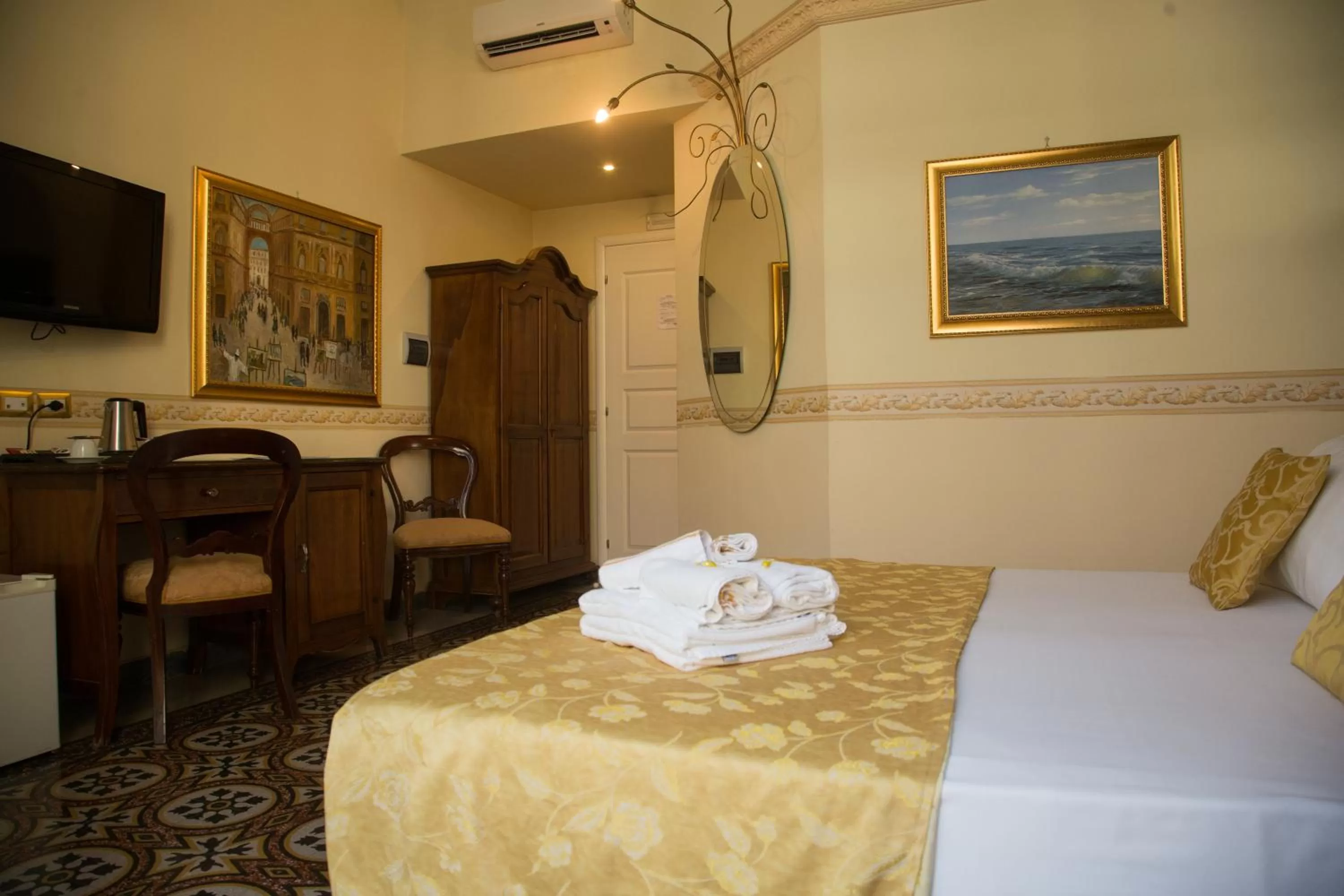 Bed in B&B Art Suite Santa Brigida