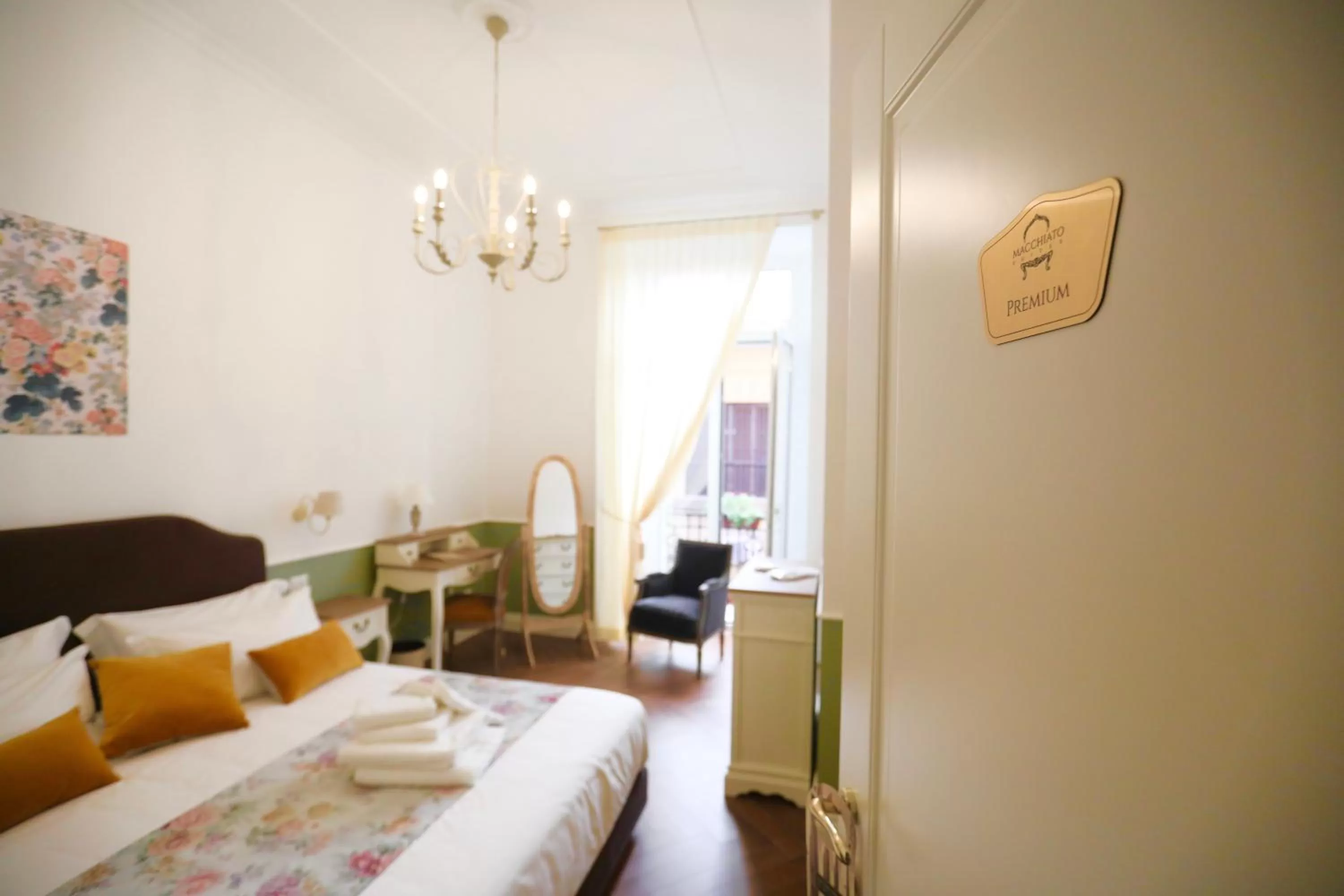 Bed in Macchiato Suites Boutique Guest House