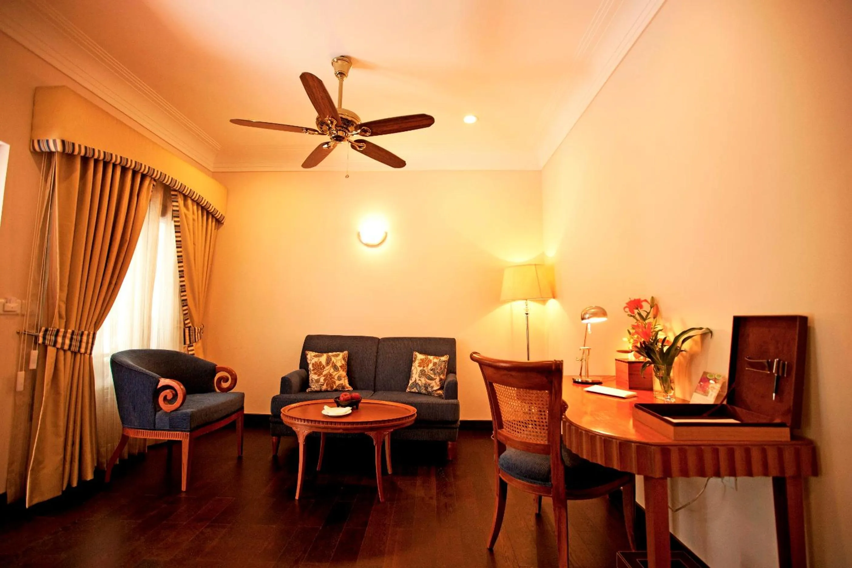 Seating area in The Claridges Nabha Residence