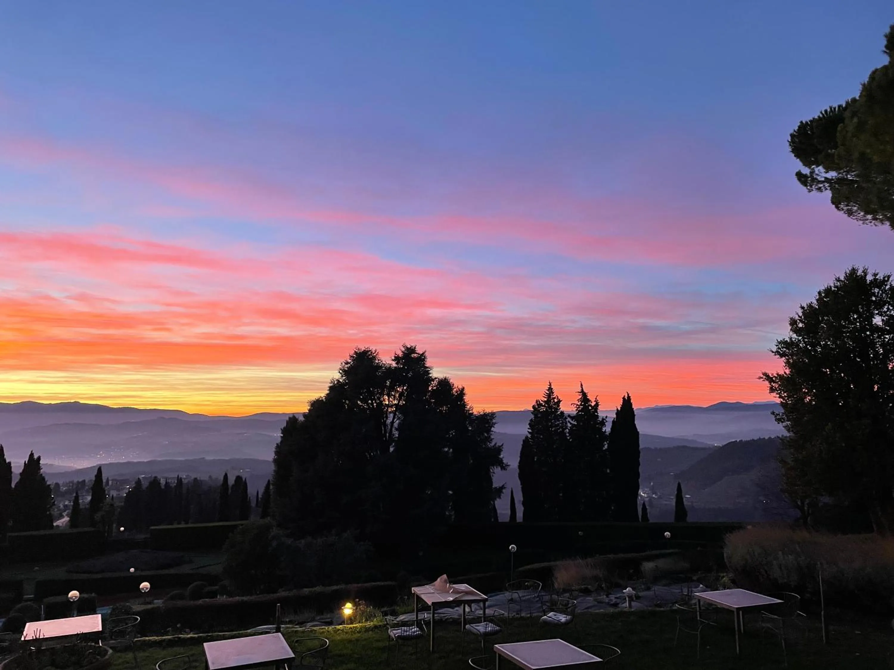 Natural landscape in Villa Pitiana