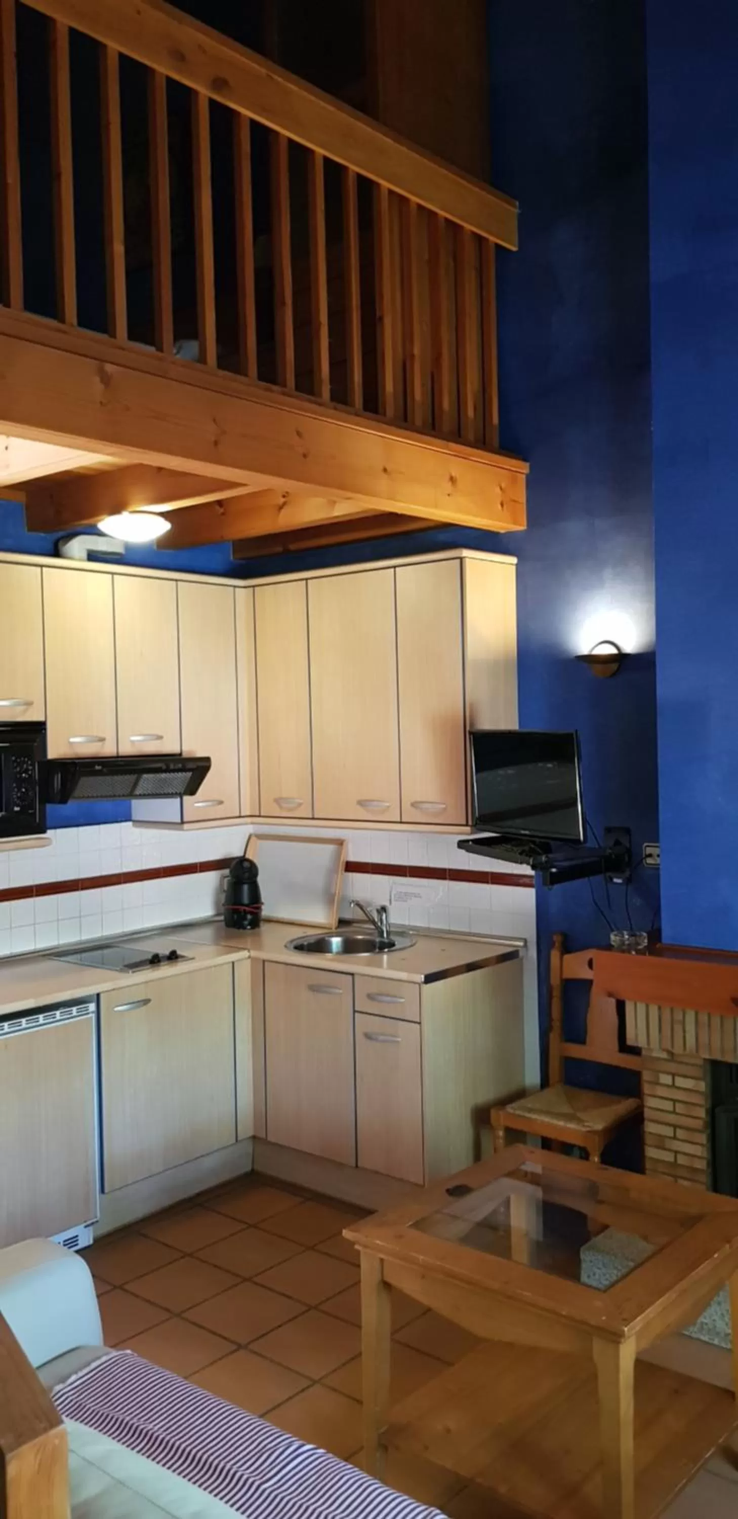 Kitchen or kitchenette in Hotel Sara De Ur