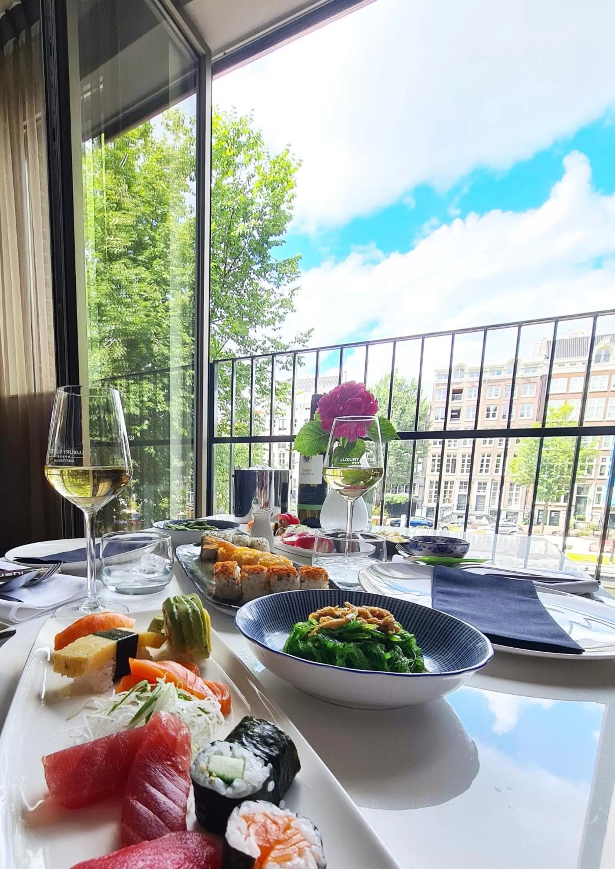 Food close-up in Luxury Suites Amsterdam