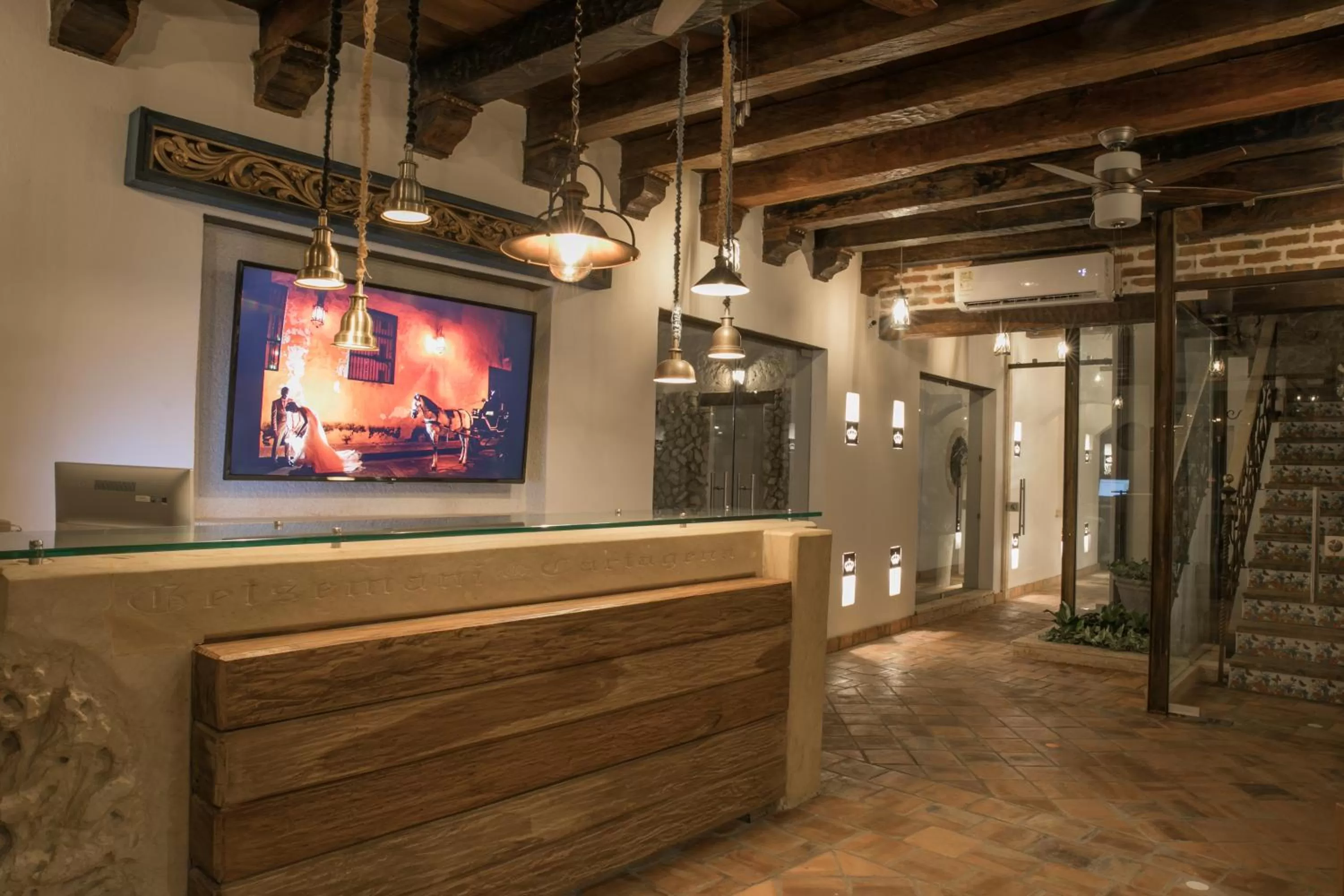 Lobby or reception in Getsemani Cartagena Hotel