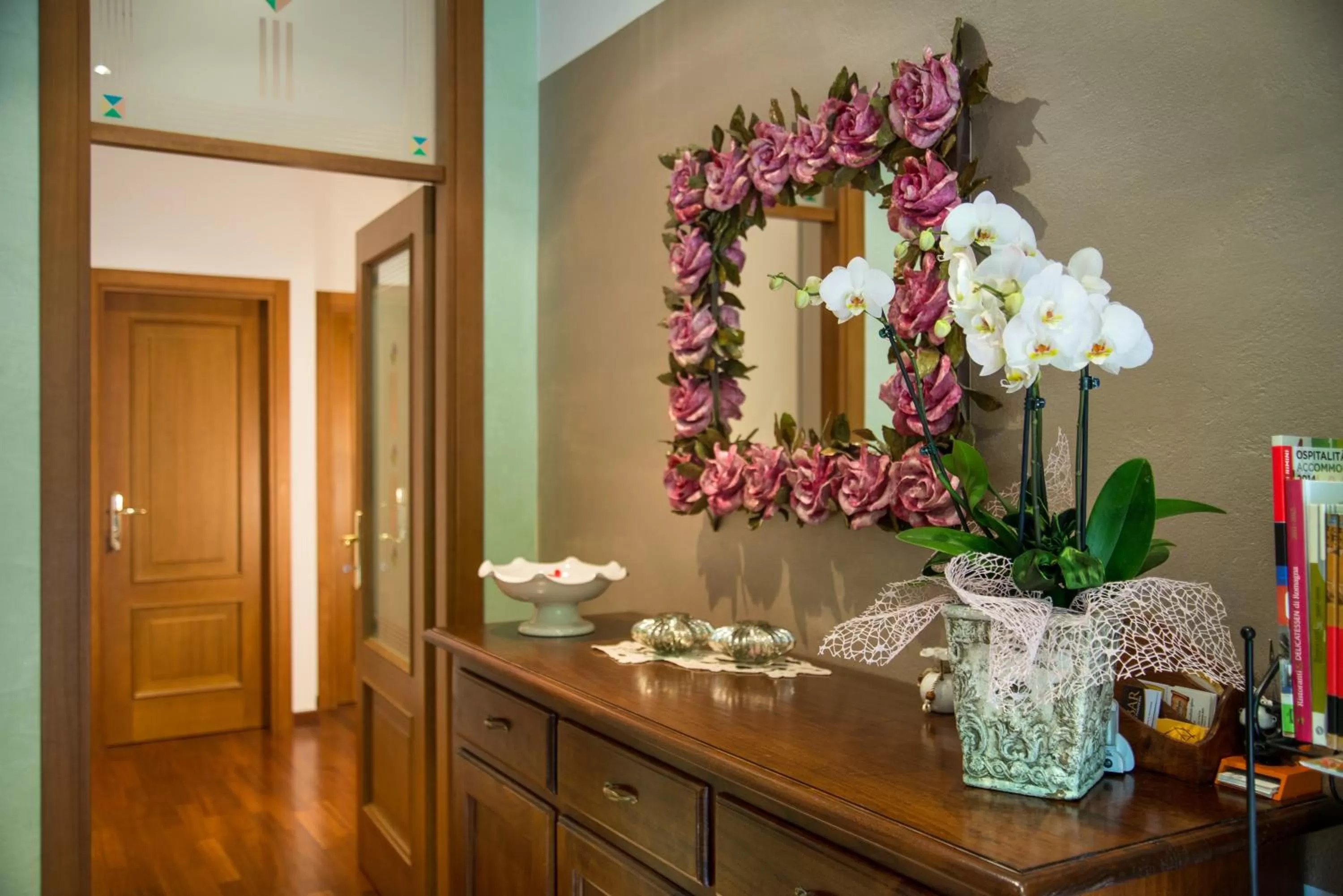 Lobby or reception in B&B La Valle