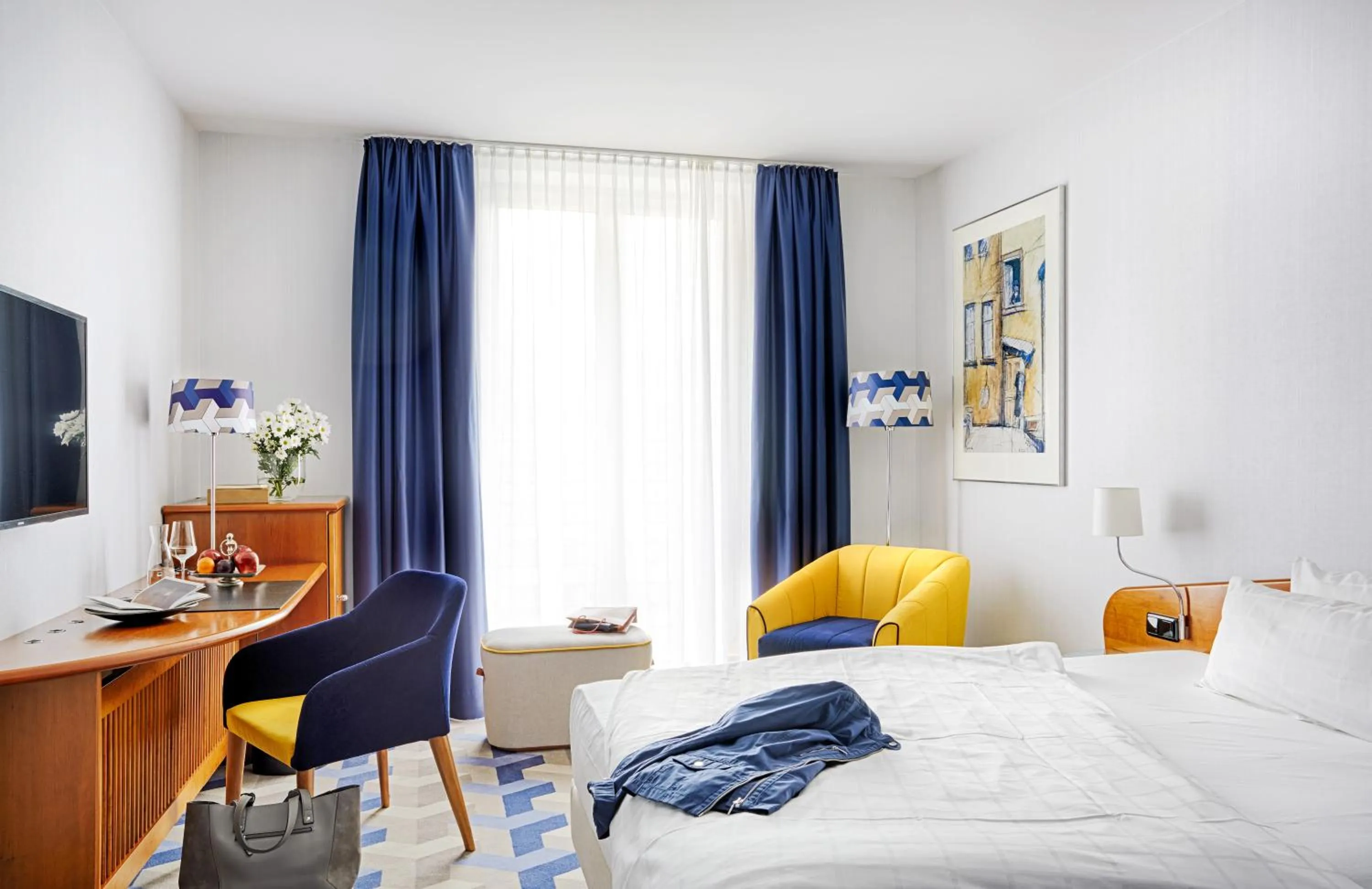 Photo of the whole room, Bed in Seaside Park Hotel Leipzig