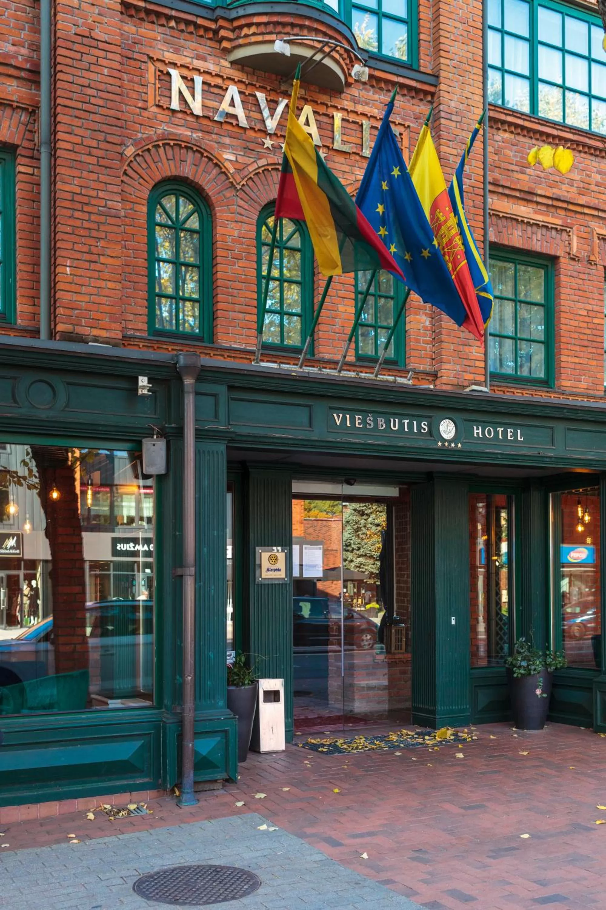 Facade/entrance in Hotel Navalis, Klaipėda