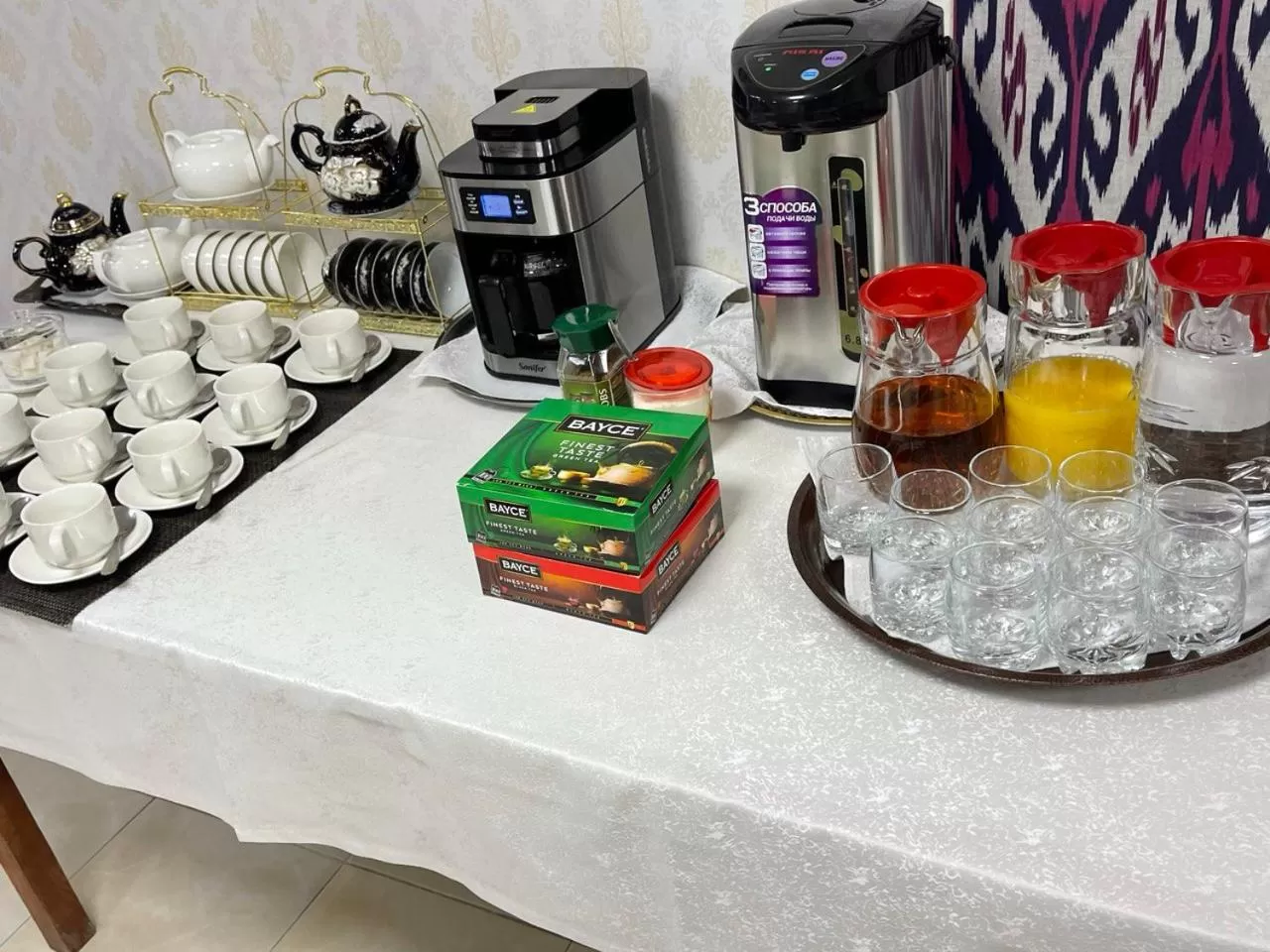 Food and drinks in Hotel Vardonze