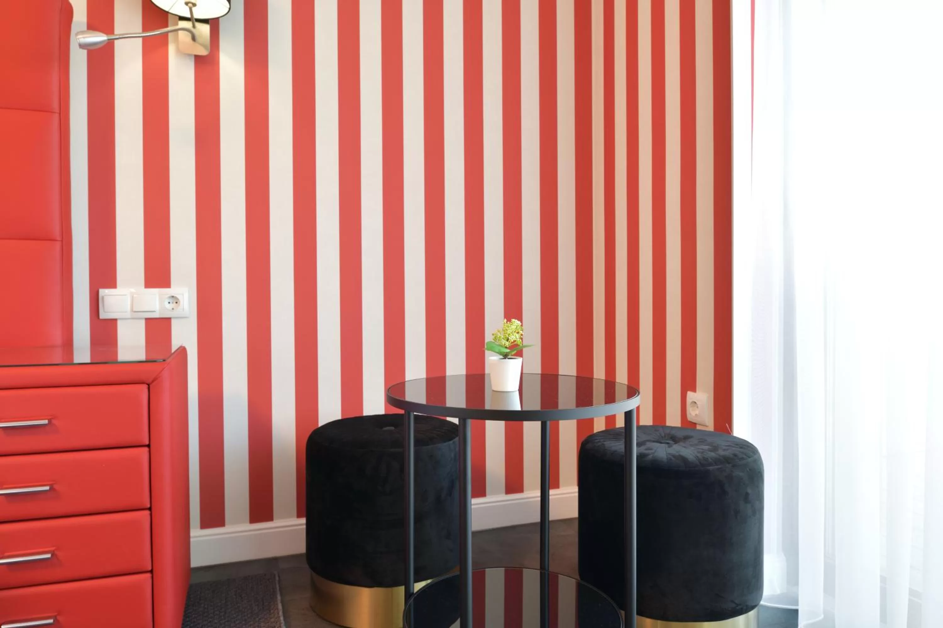 Seating area in TI Hotel