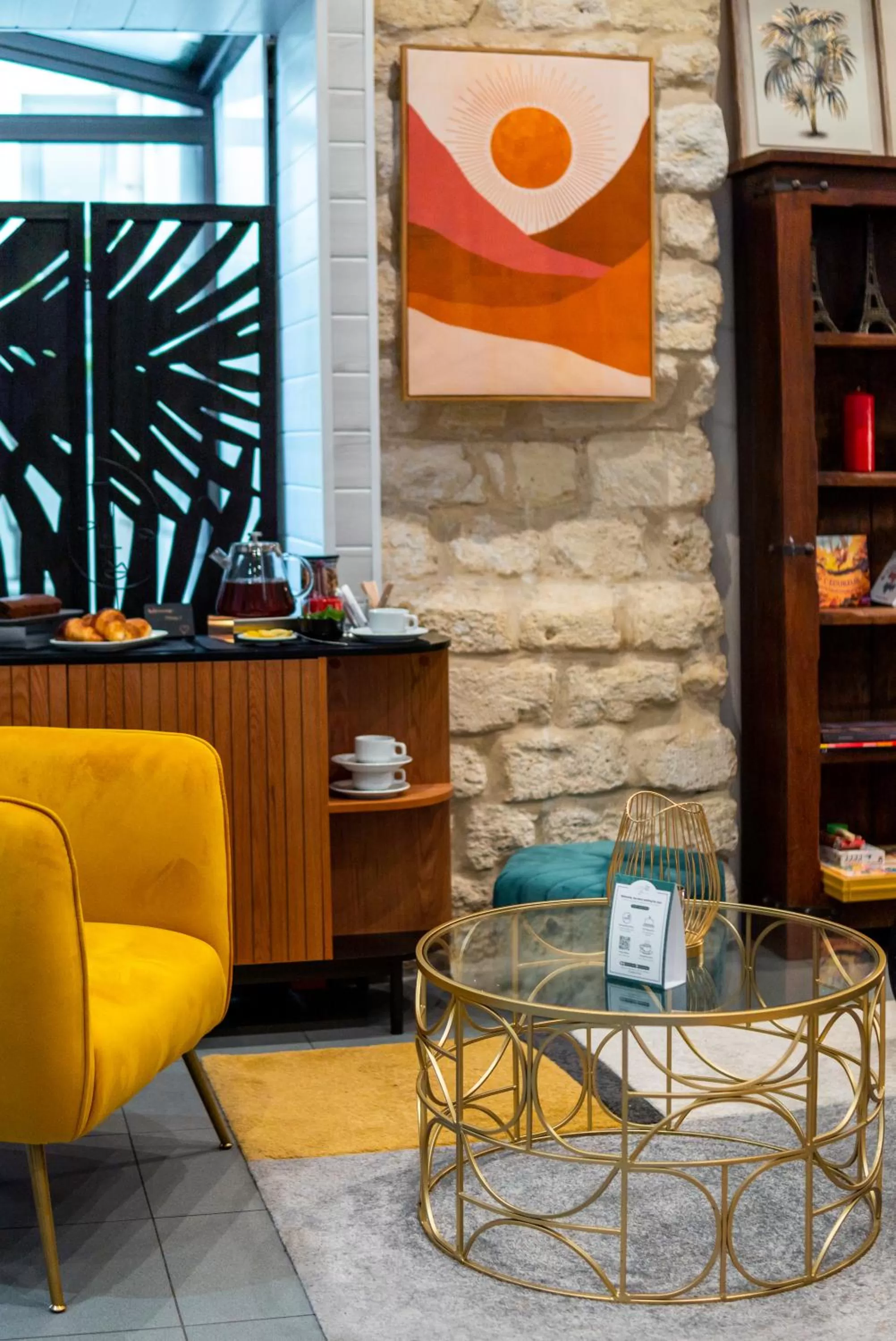 Lobby or reception in Hotel Lilas Blanc