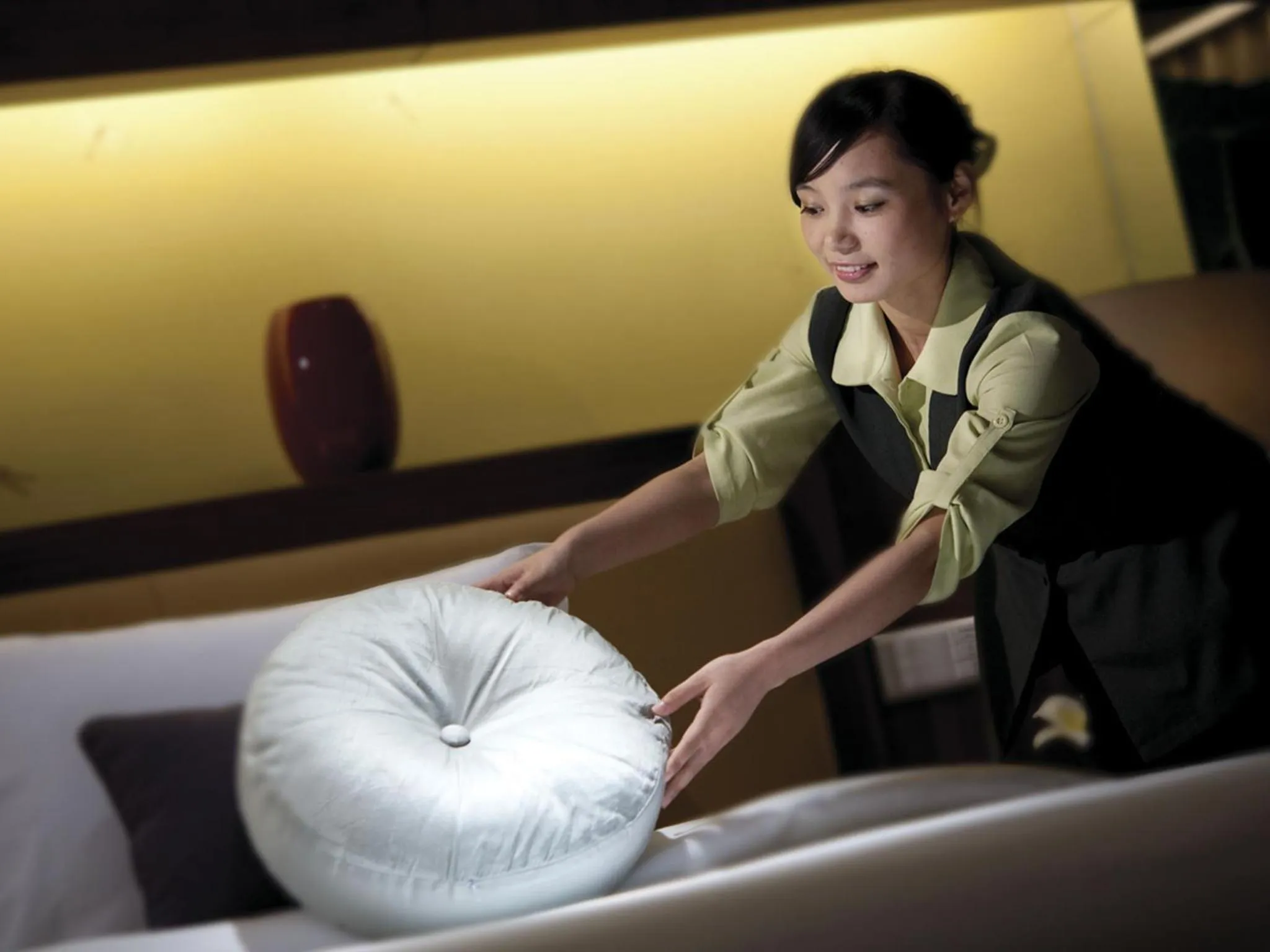 Staff in HJ International Hotel