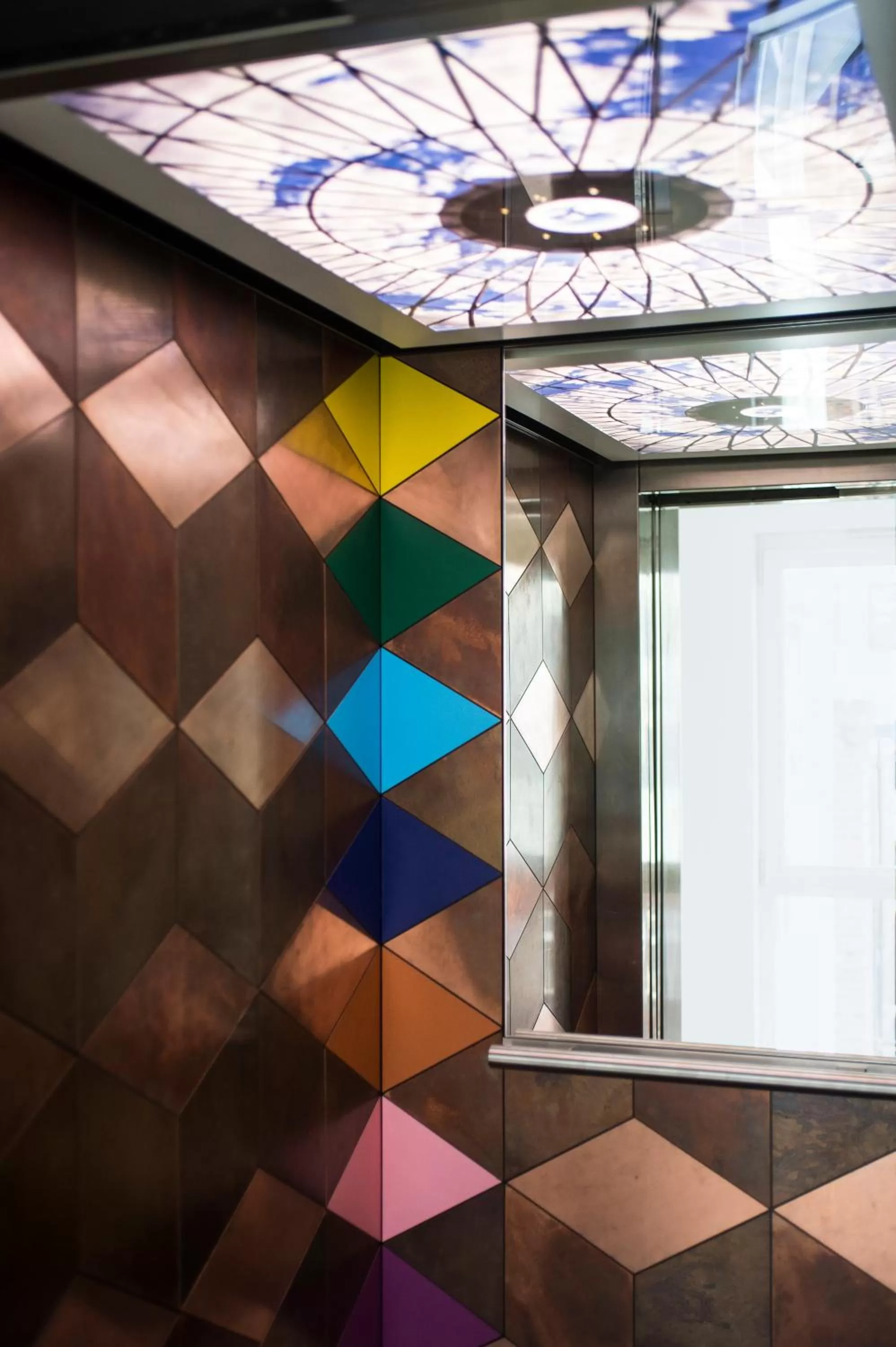 Decorative detail in The Megaro Hotel - Kings Cross St Pancras, London