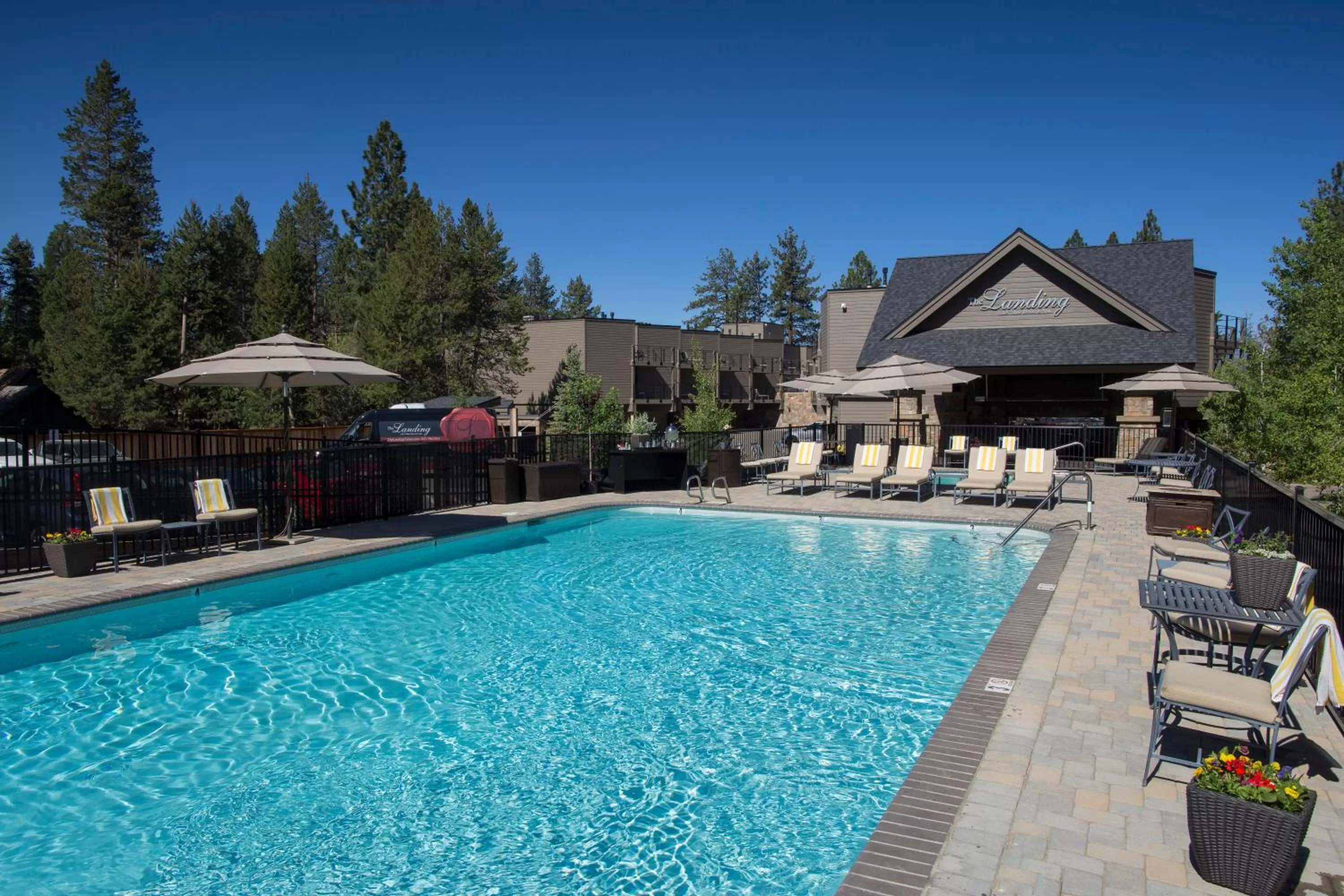 Swimming pool in The Landing Resort and Spa