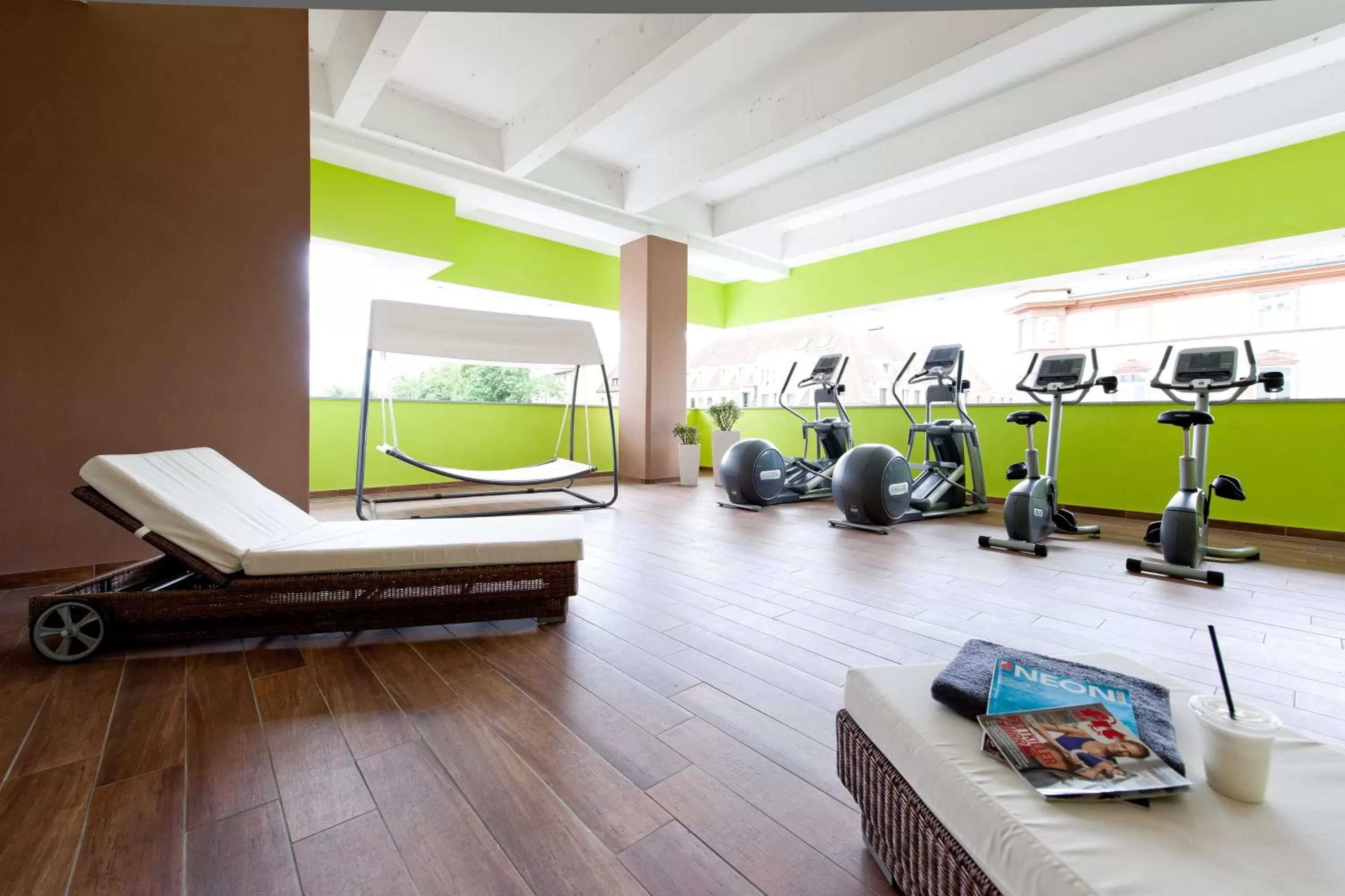 Fitness centre/facilities in Panorama Hotel Schweinfurt