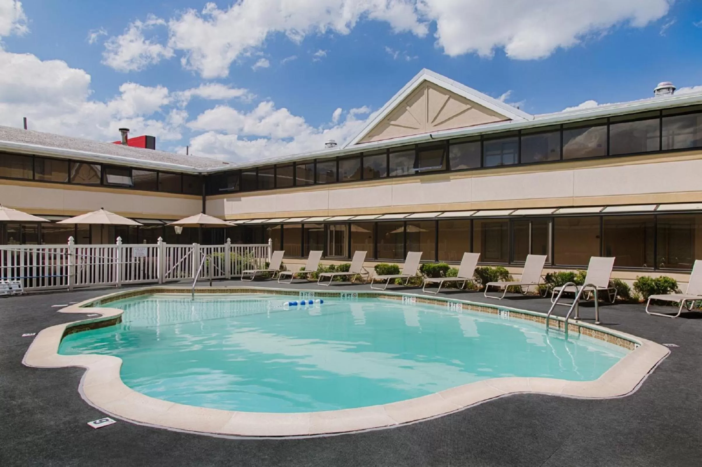Swimming pool in Ramada by Wyndham Boston