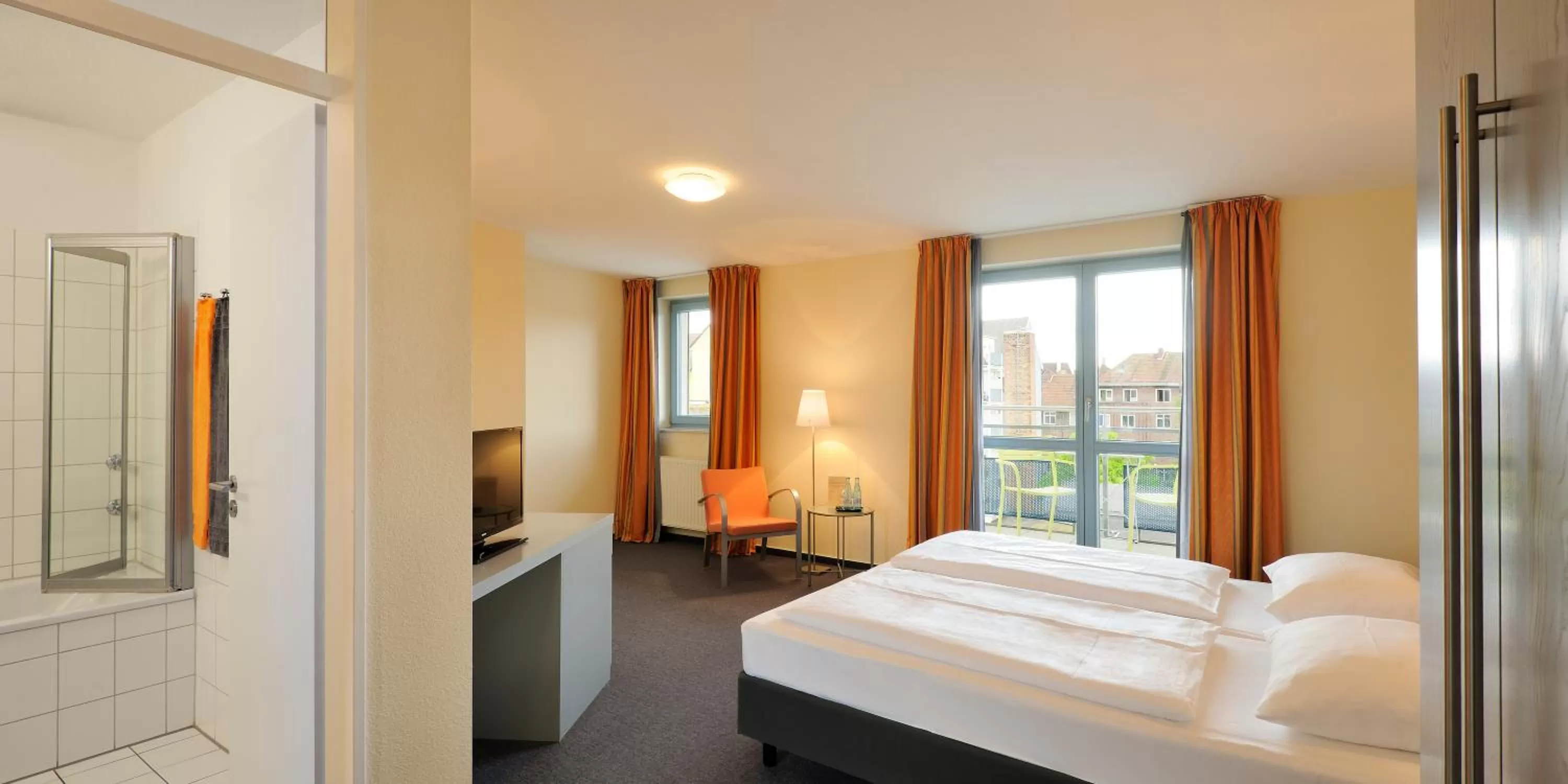 Bed in Werkhof Hotel