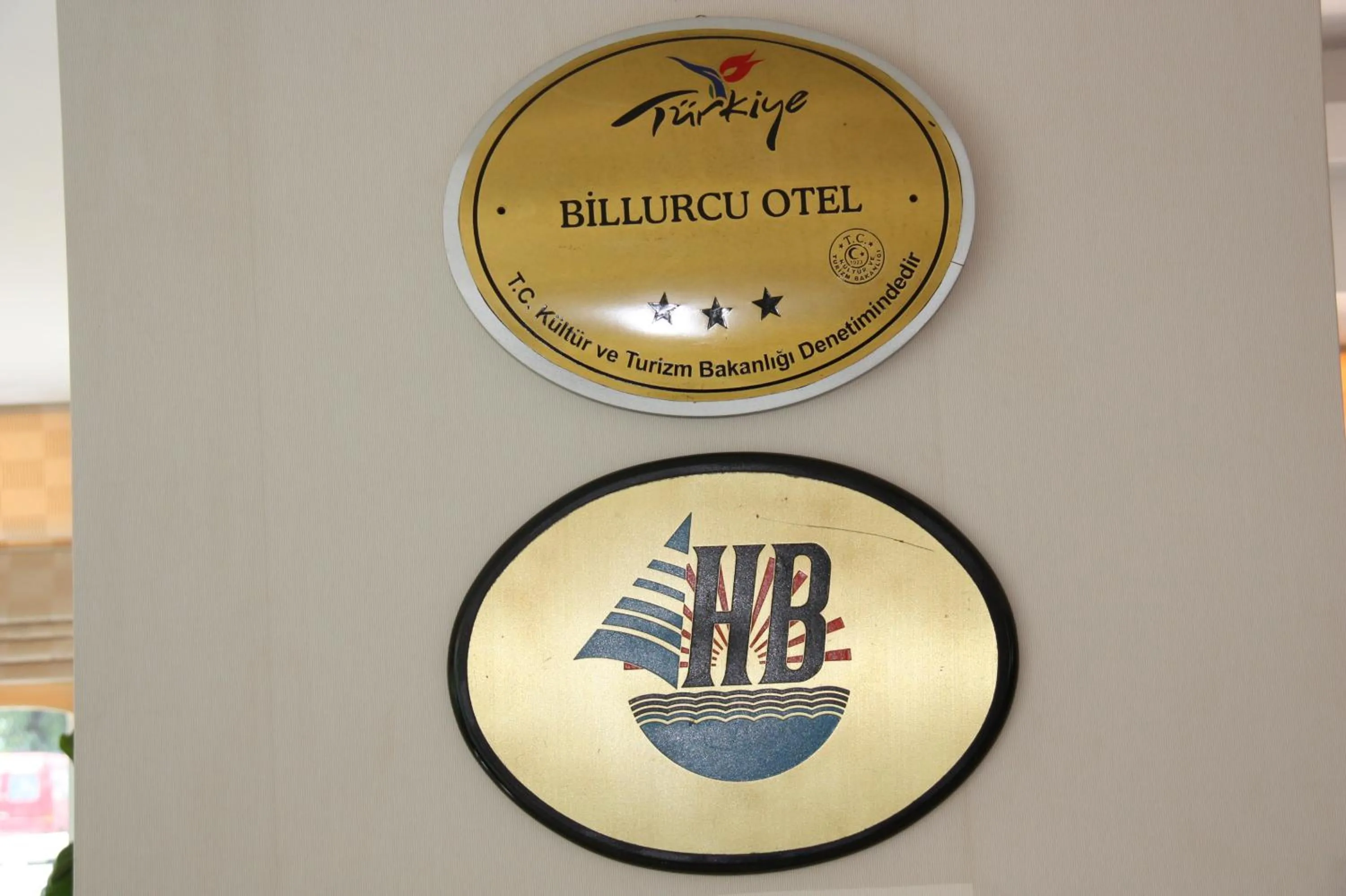 Property logo or sign in Hotel Billurcu