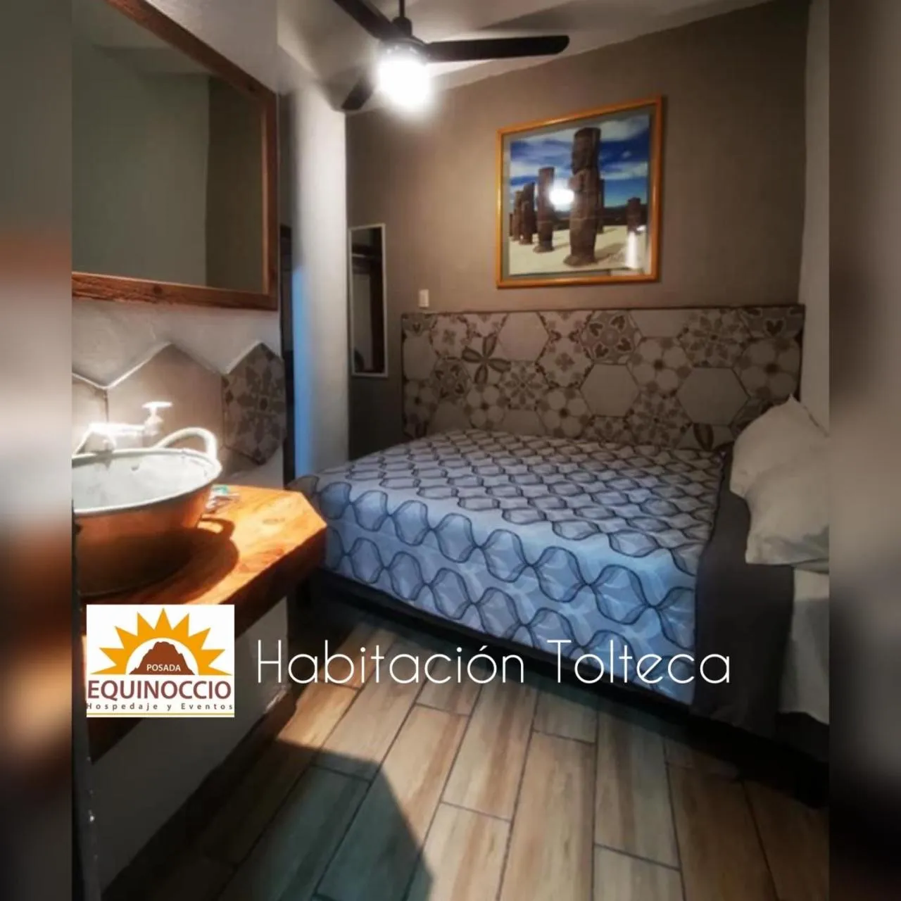 Bed in Posada Equinoccio