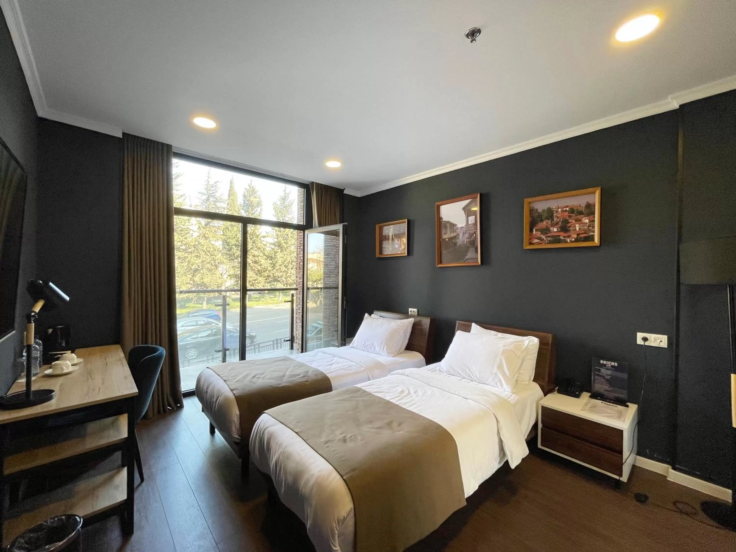 Bed in Bricks Hotel Tbilisi