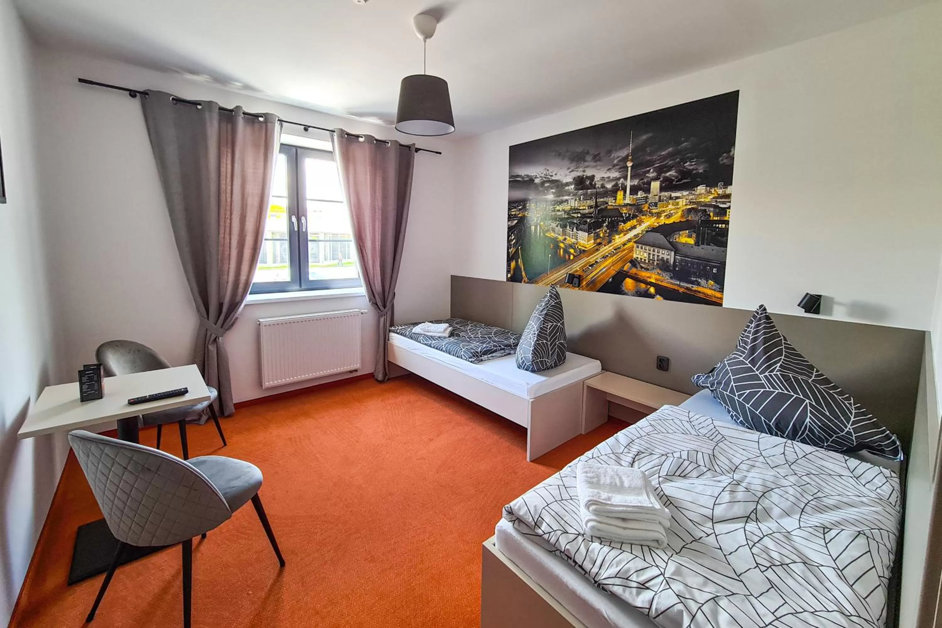 Bed in Pension Berlin