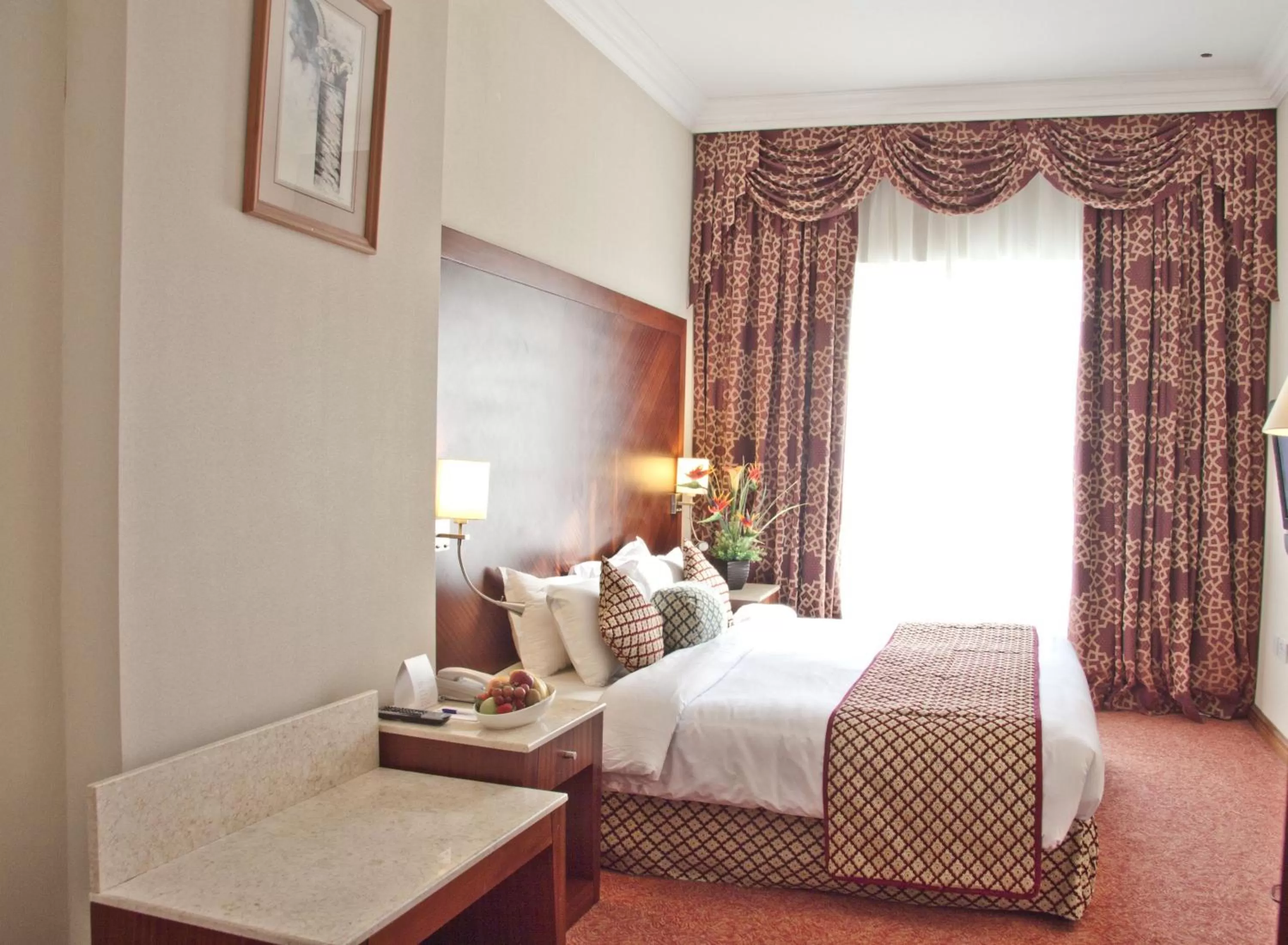 Bed in Regent Palace Hotel