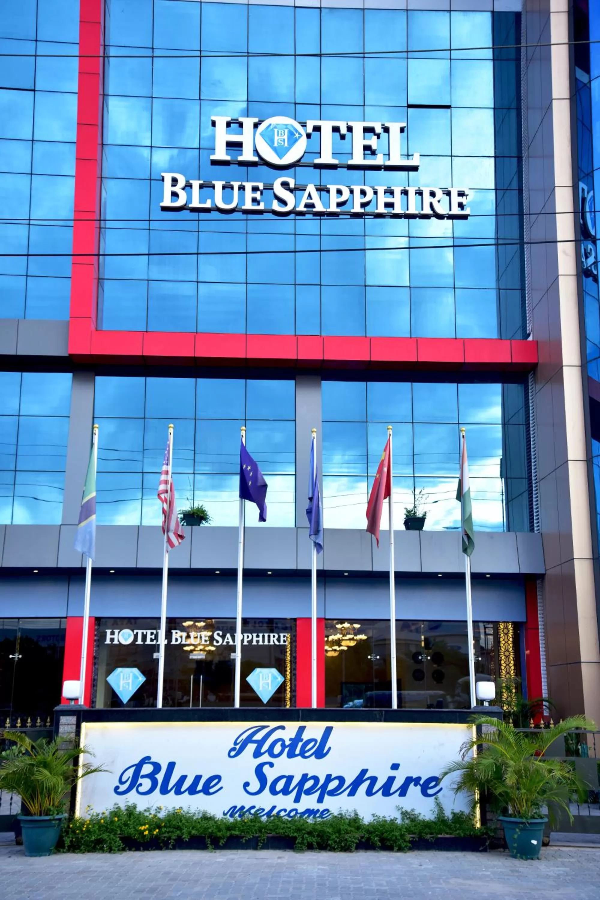 Property building in Hotel Blue Sapphire