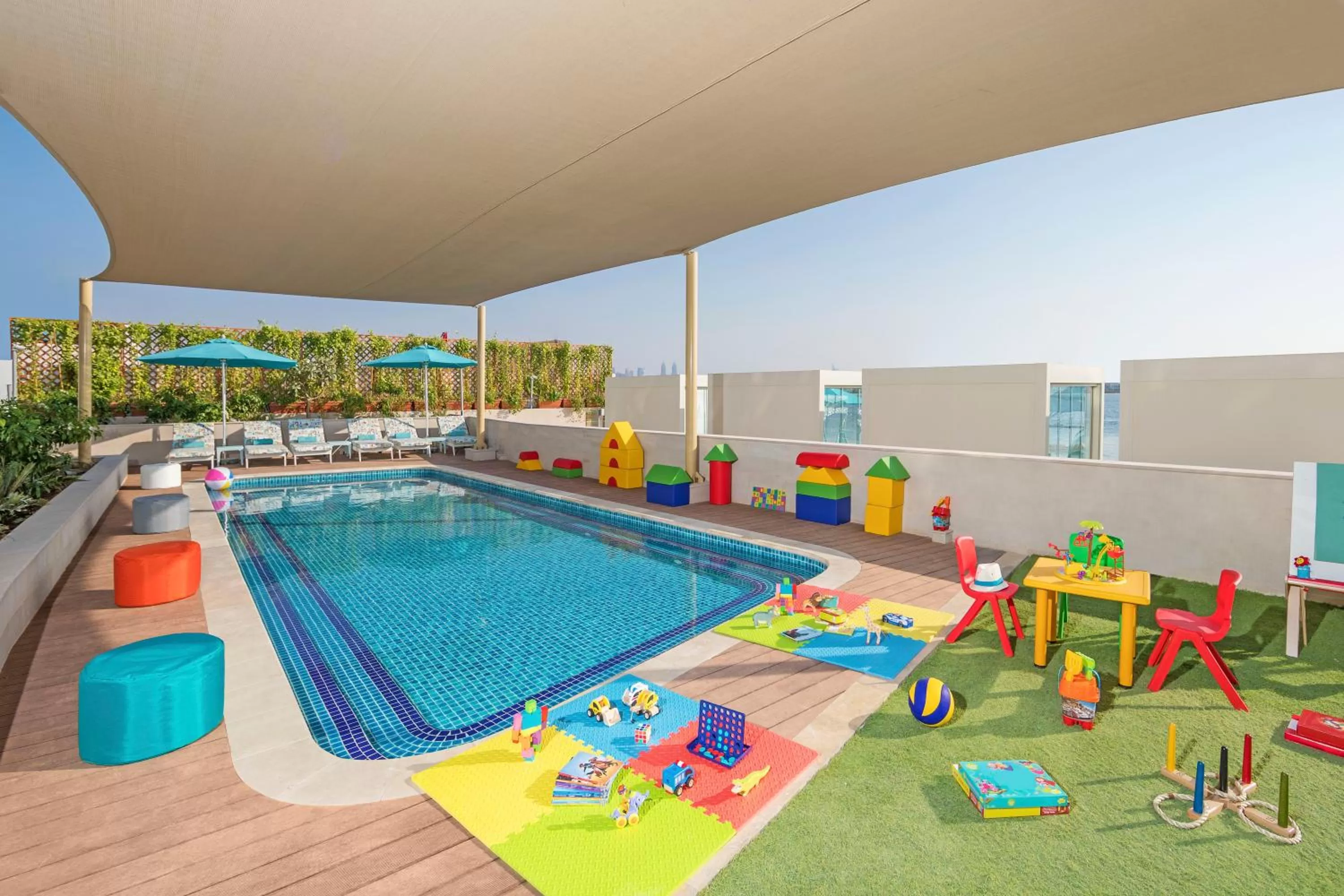 Children play ground in The Retreat Palm Dubai MGallery by Sofitel