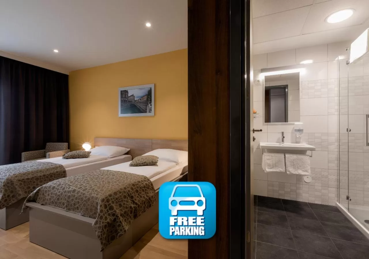 Photo of the whole room, Bed in Hotel Florjančkov Hram