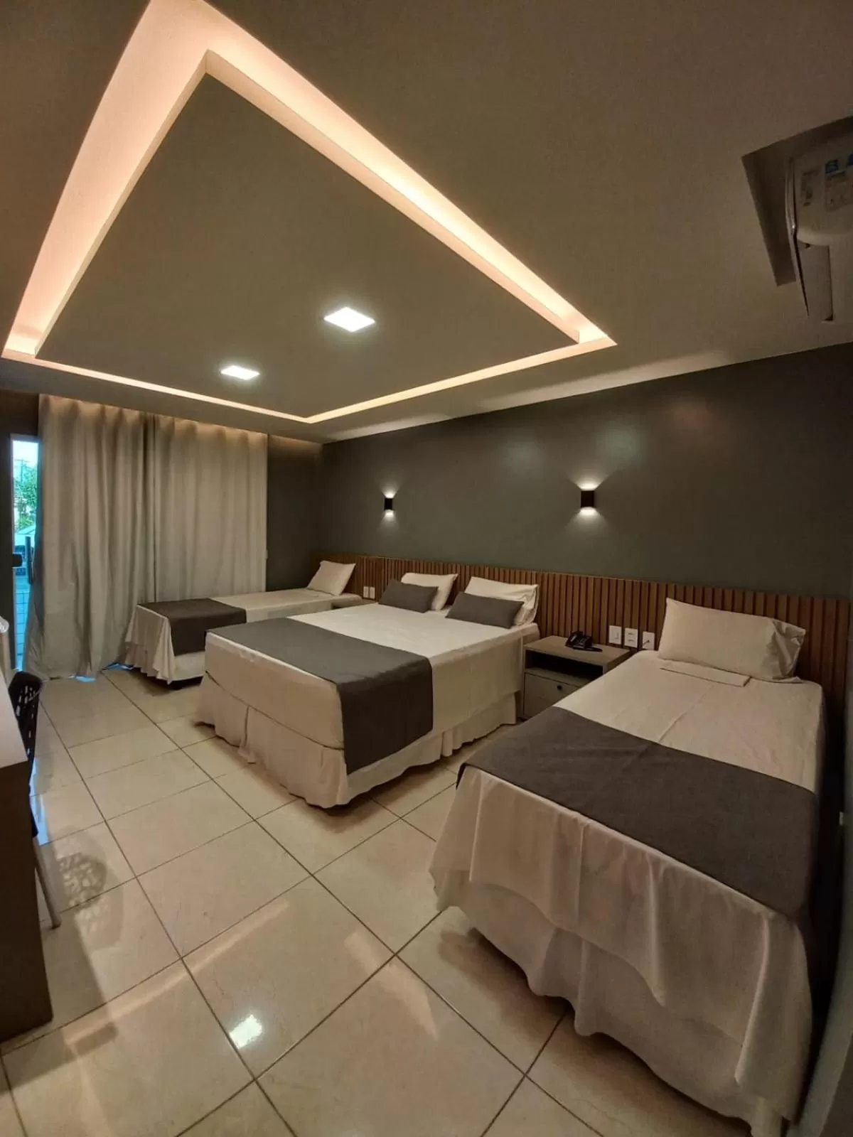 Bed in Hotel Adventure São Luís