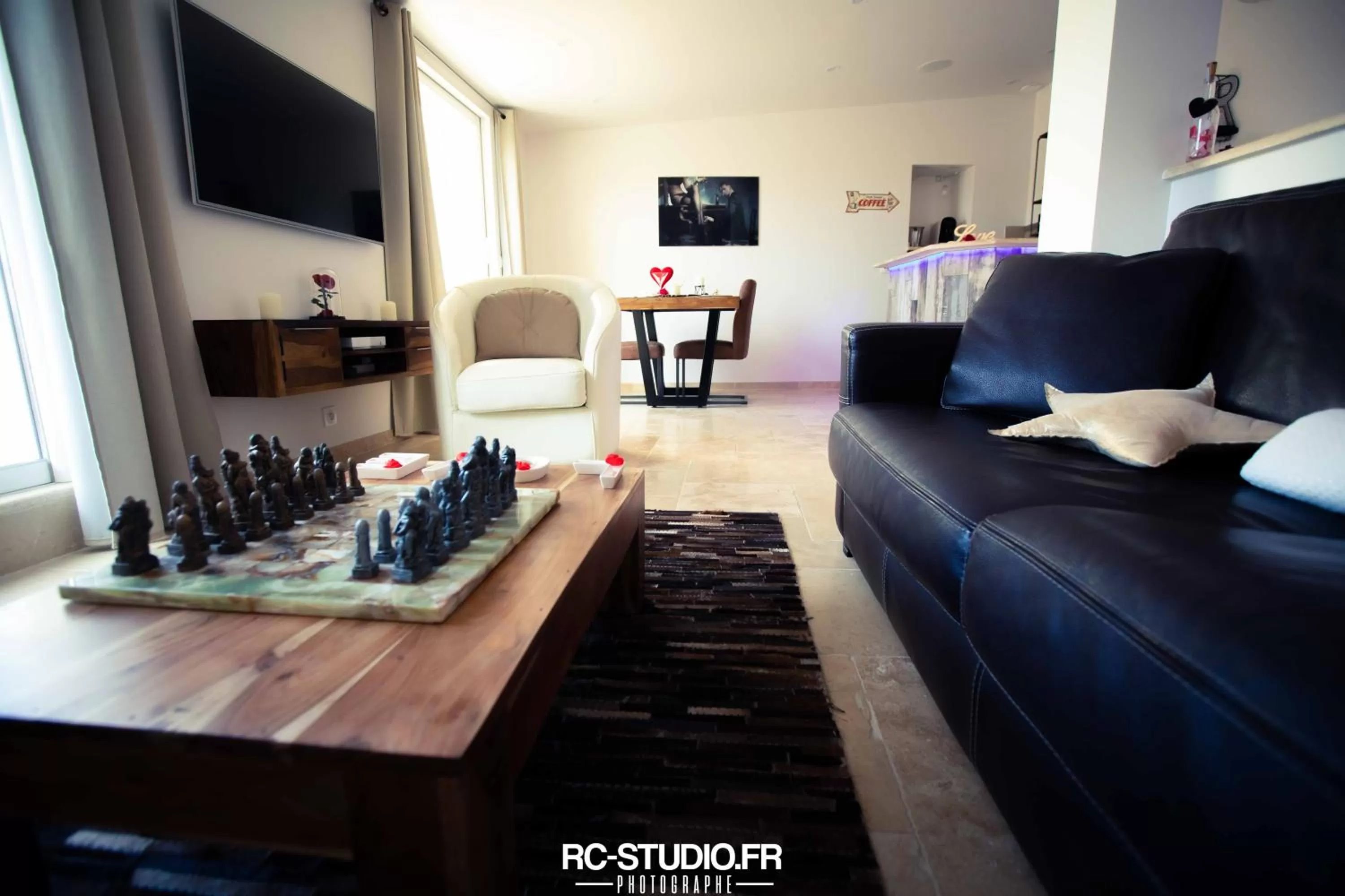 Living room in Loveroom La Garçonn'Hyères