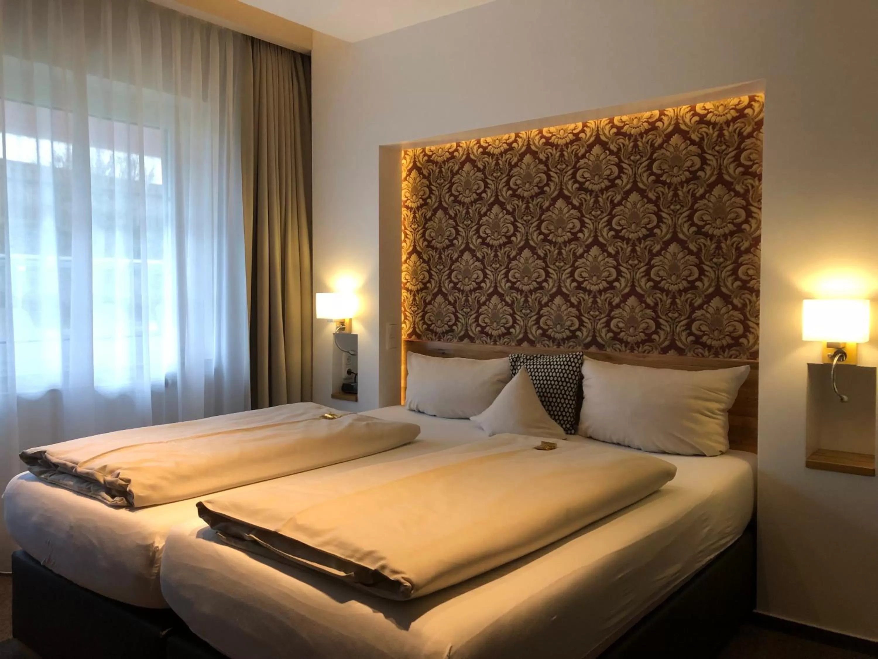 Bed in Petersen's Landhaus