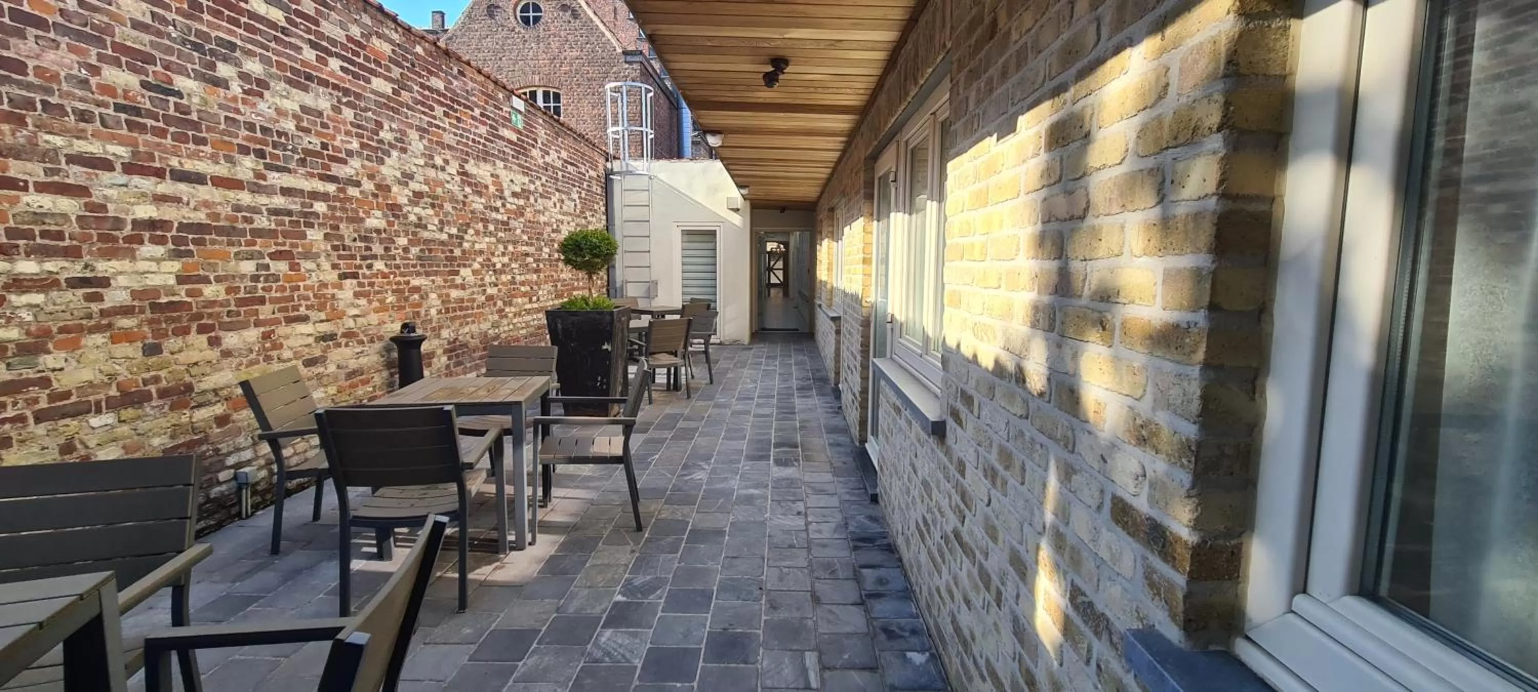 Balcony/Terrace in Alliance Hotel Ieper Centrum