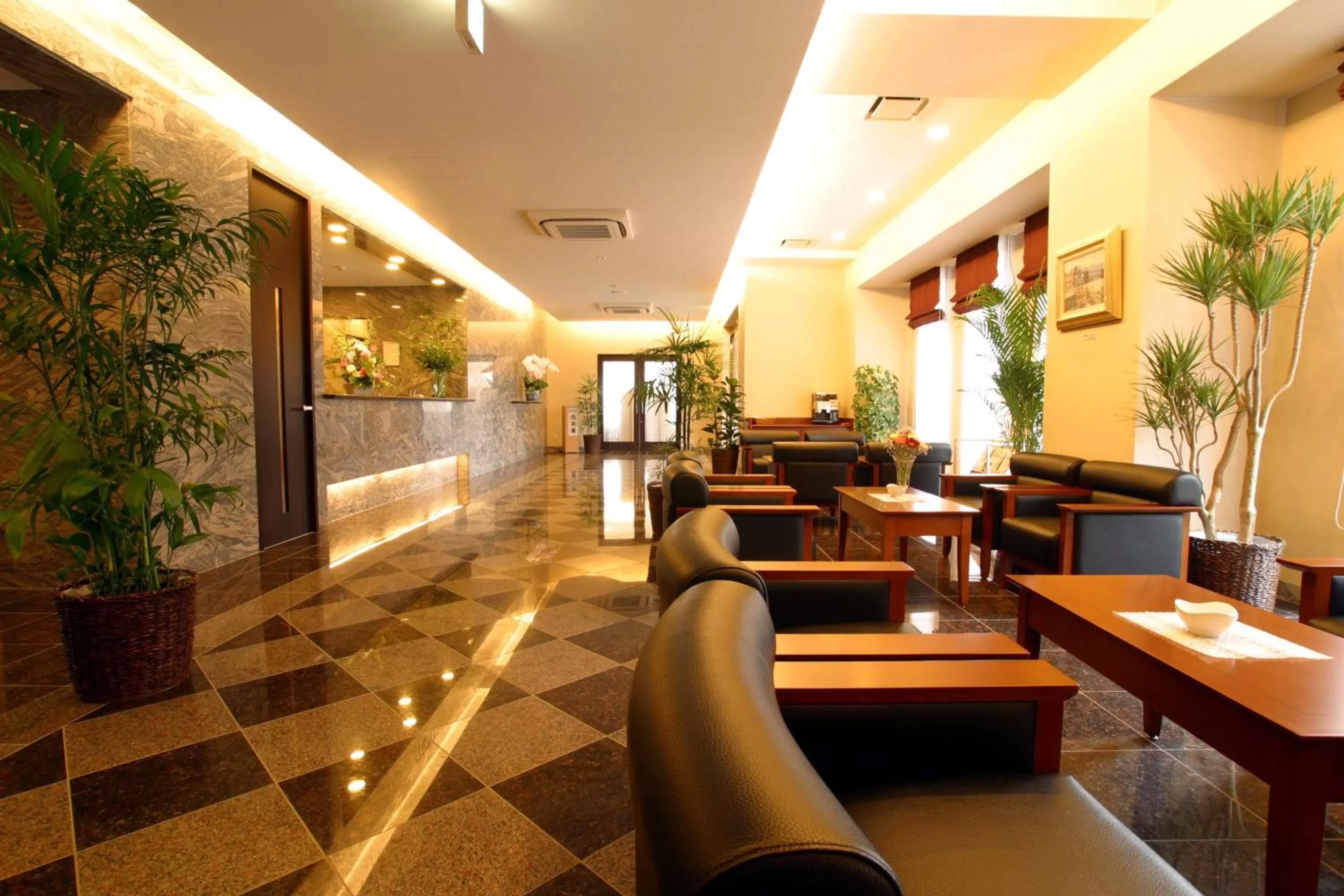 Lobby or reception in Hotel Route-Inn Mojiko