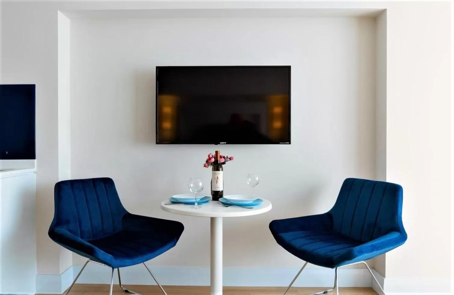 Communal lounge/ TV room, Seating Area in Luxury Sea View Aparthotel In Orbi City Batumi