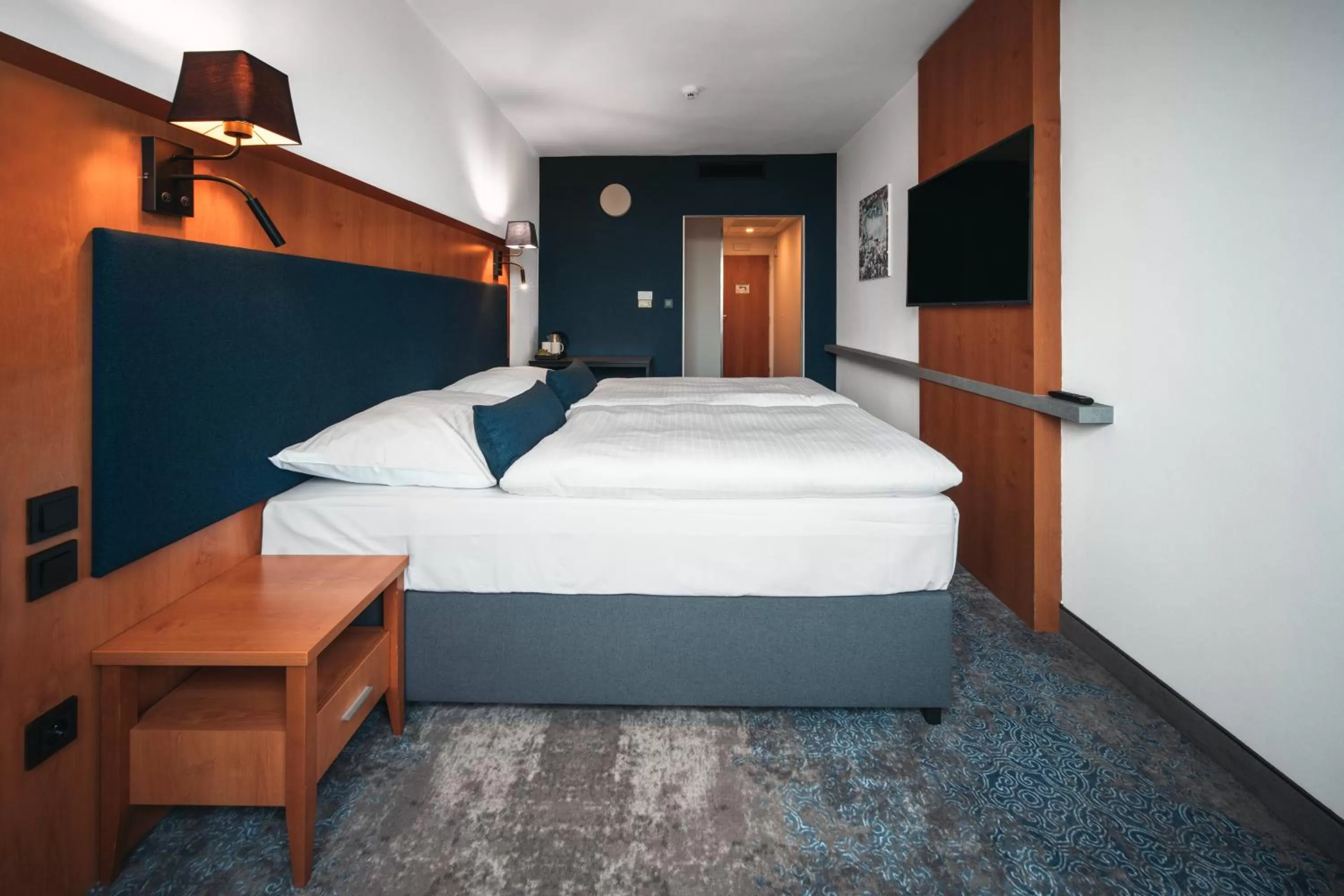 Bedroom, Bed in OREA Hotel Pyramida Praha