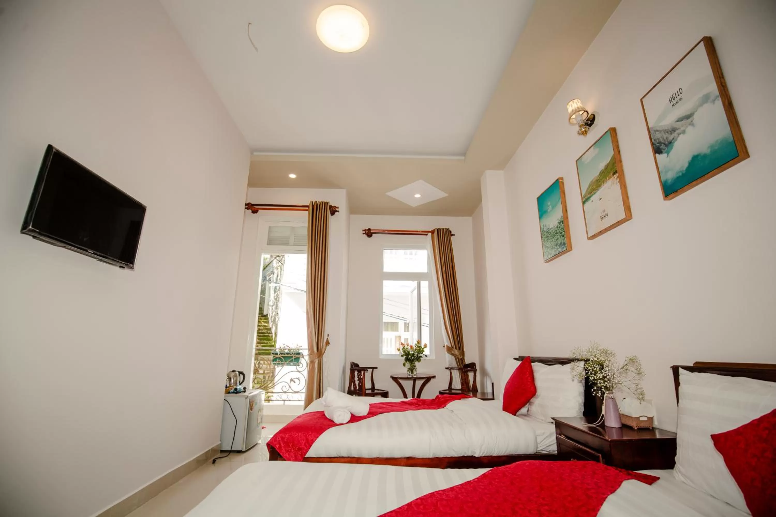 Bed in Conico Đà Lạt Hotel