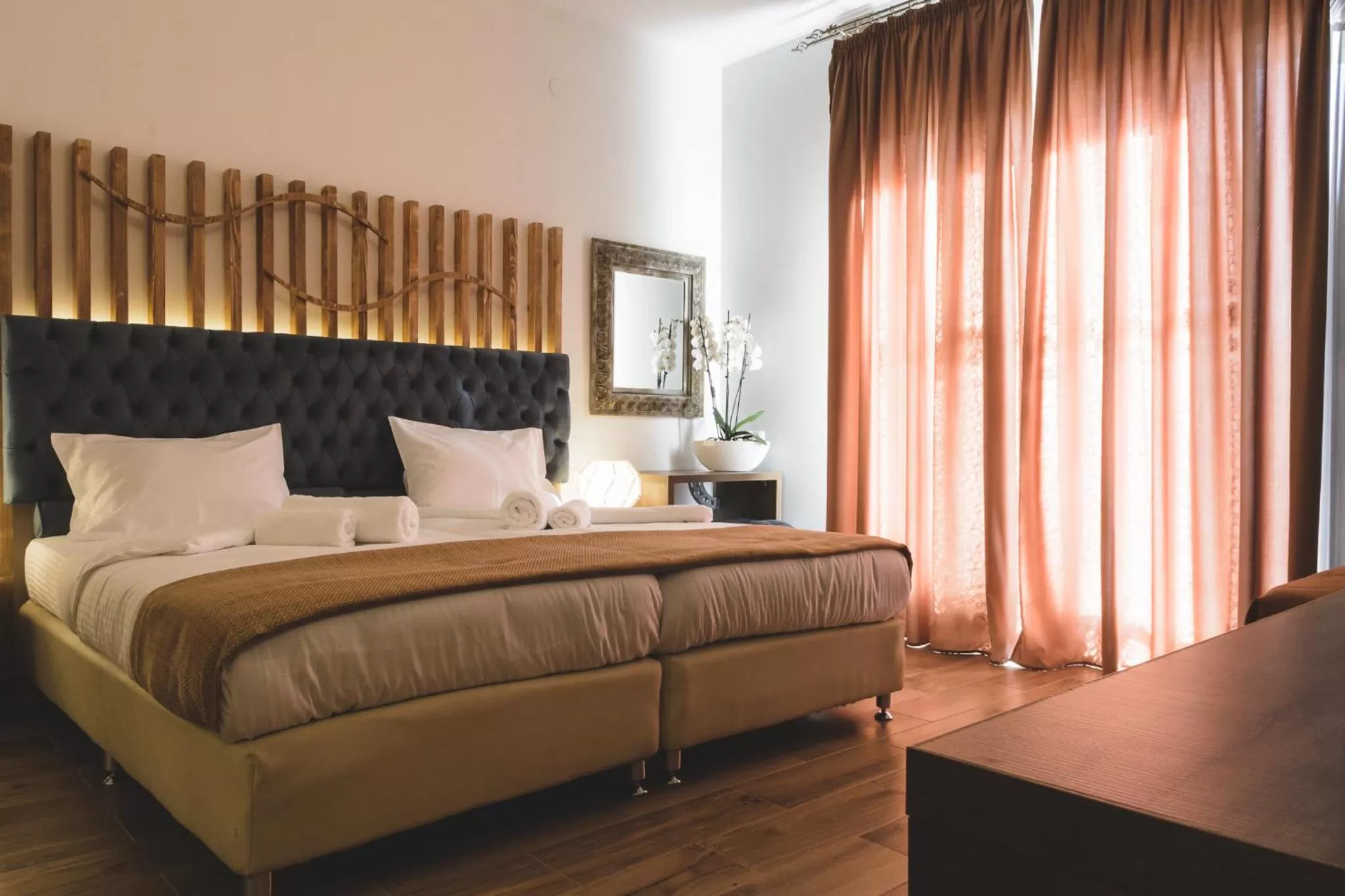 Bed in Dome Rooms Downtown