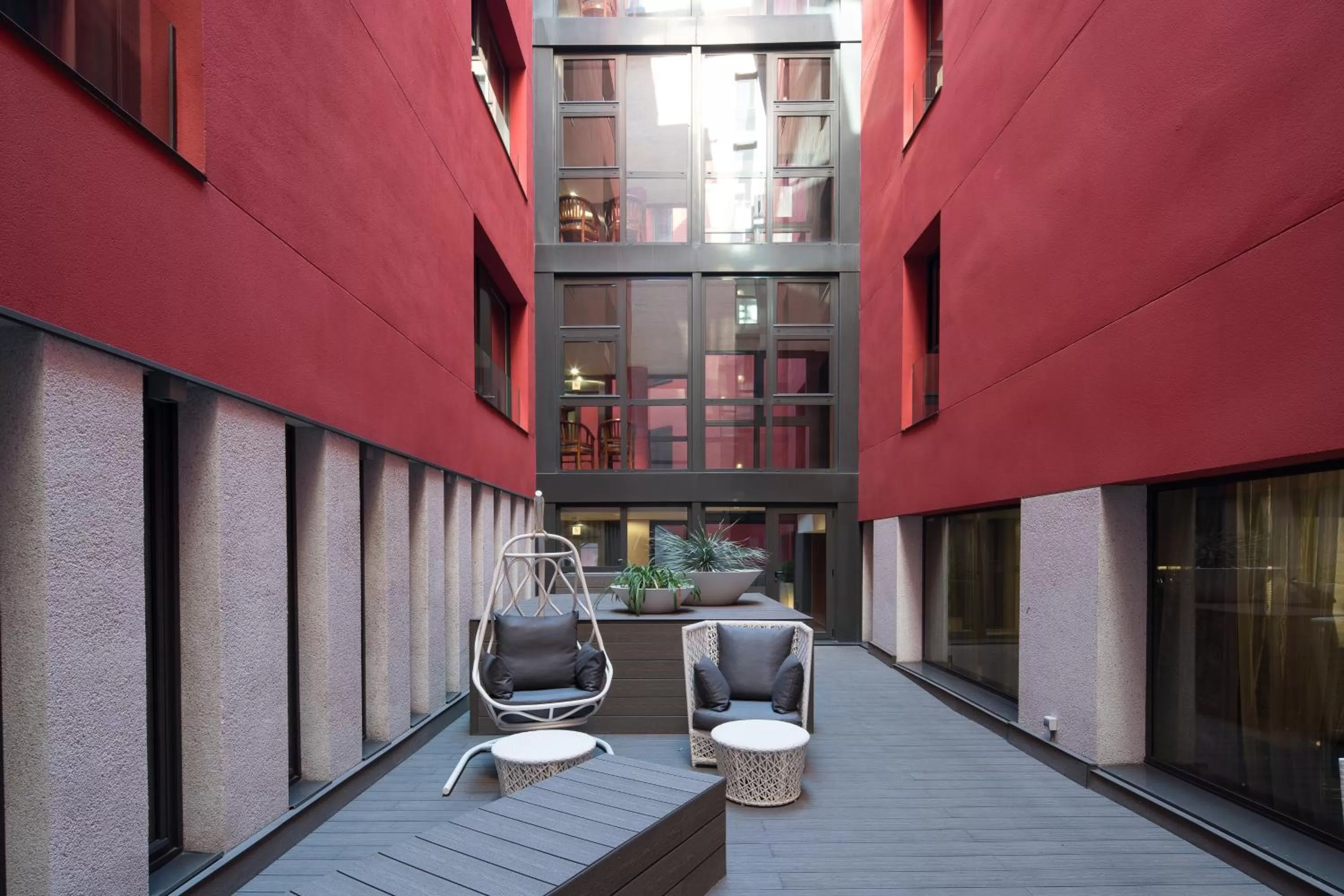 Patio in Catalonia Eixample 1864