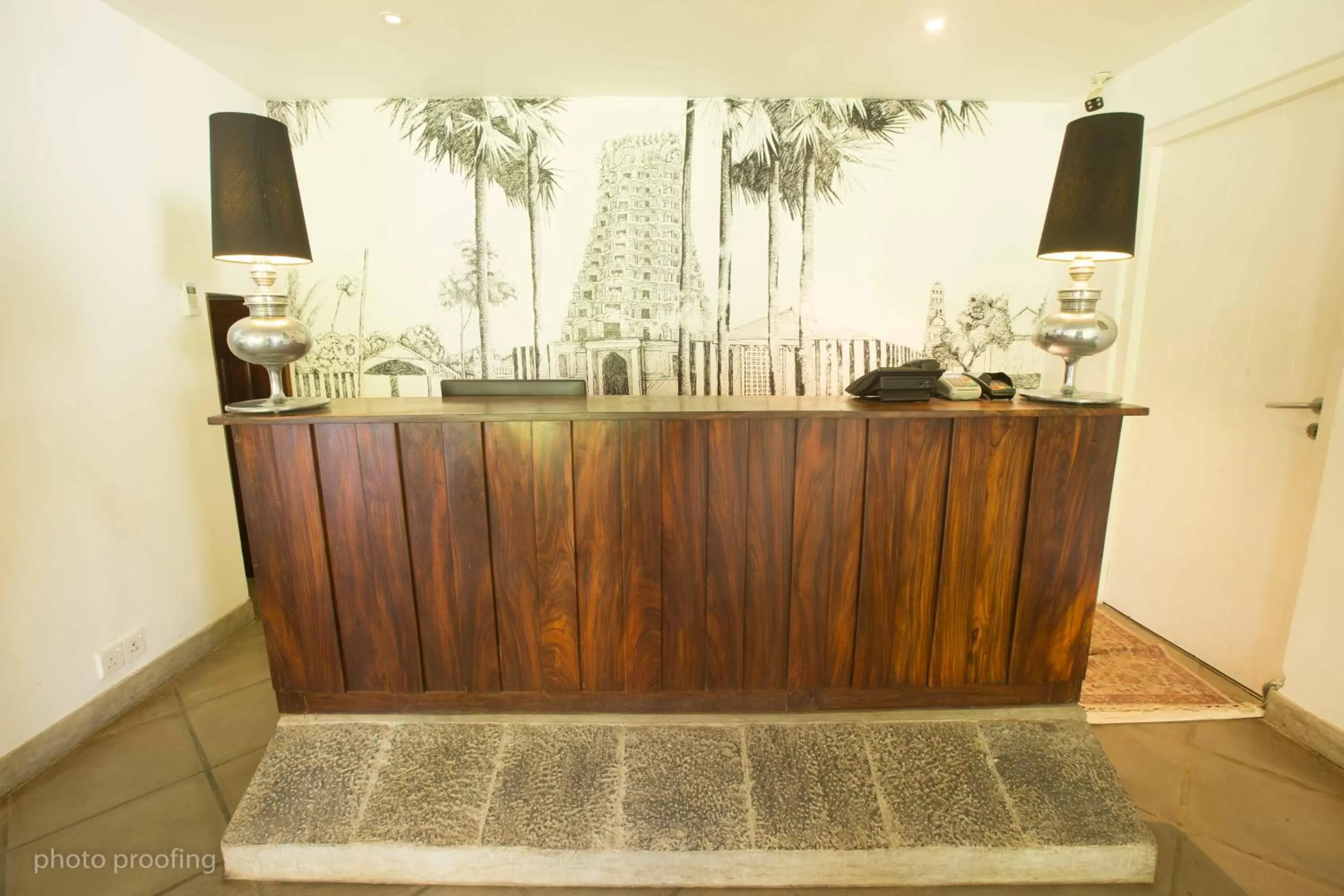 Decorative detail in Jaffna Heritage Hotel