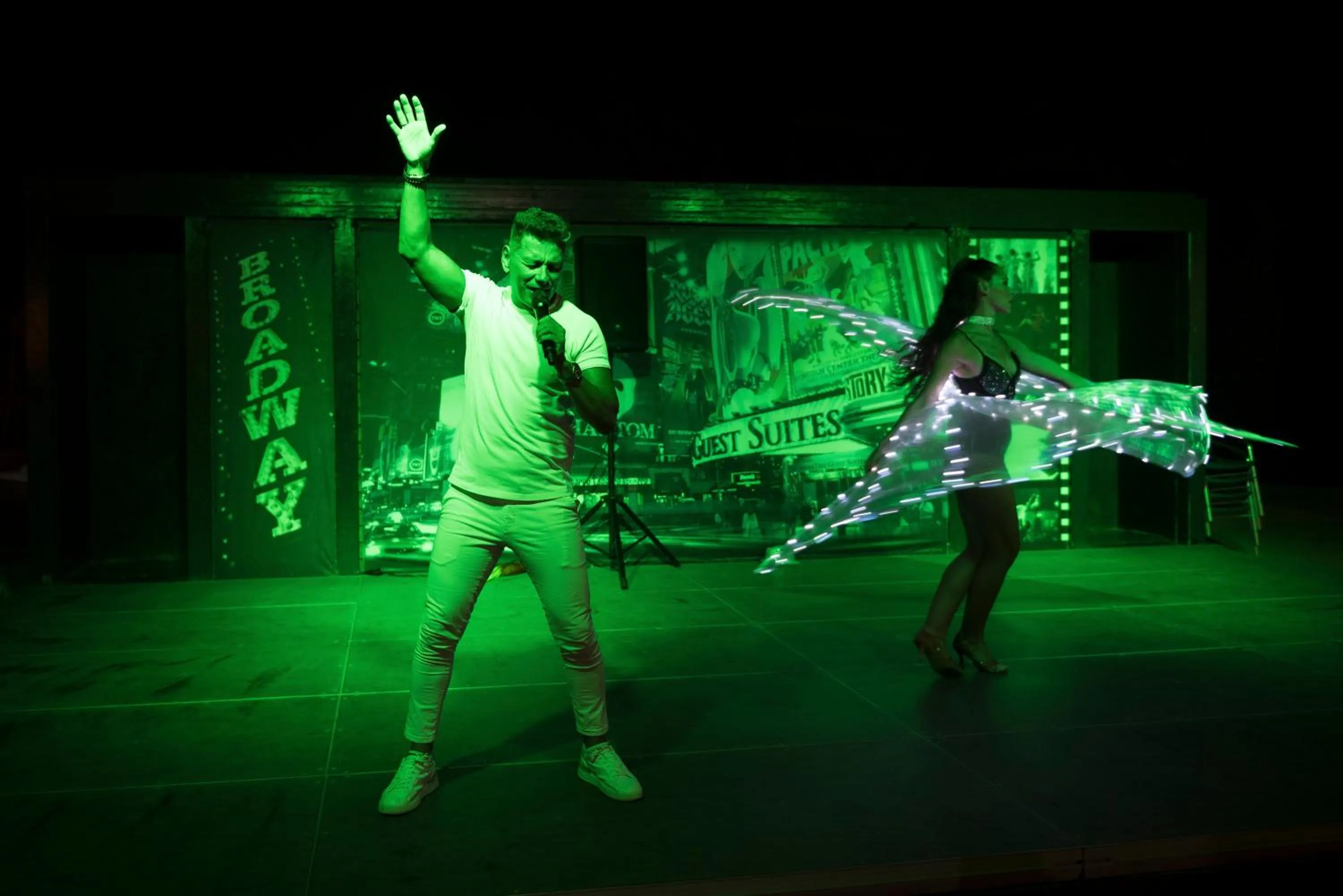 Evening entertainment in D'Andrea Mare Hotel