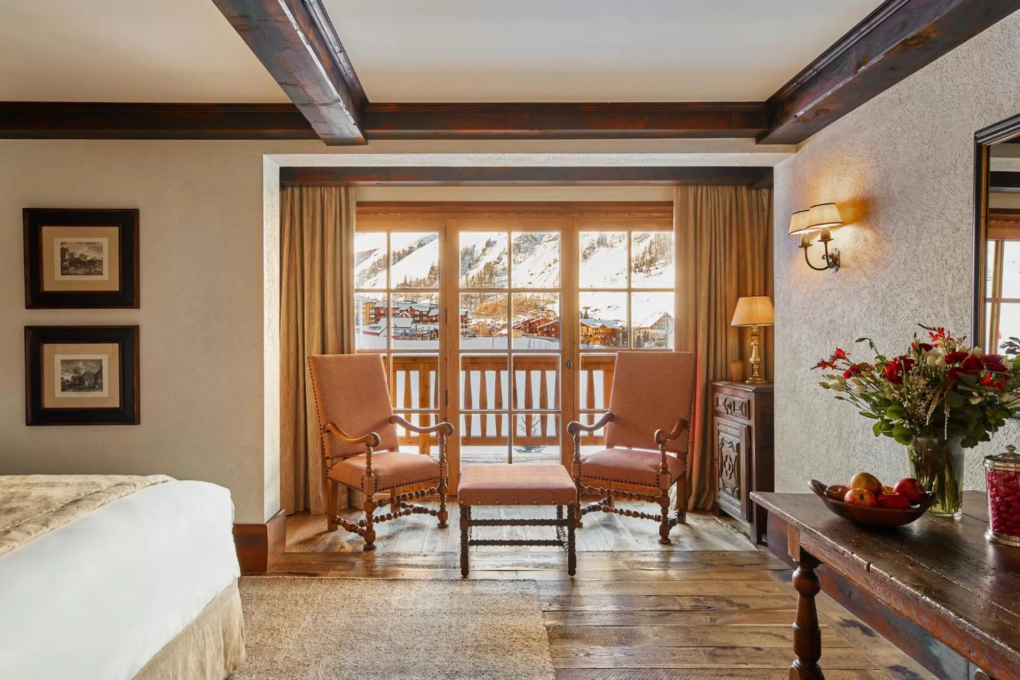 Living room in Airelles Val d'Isère